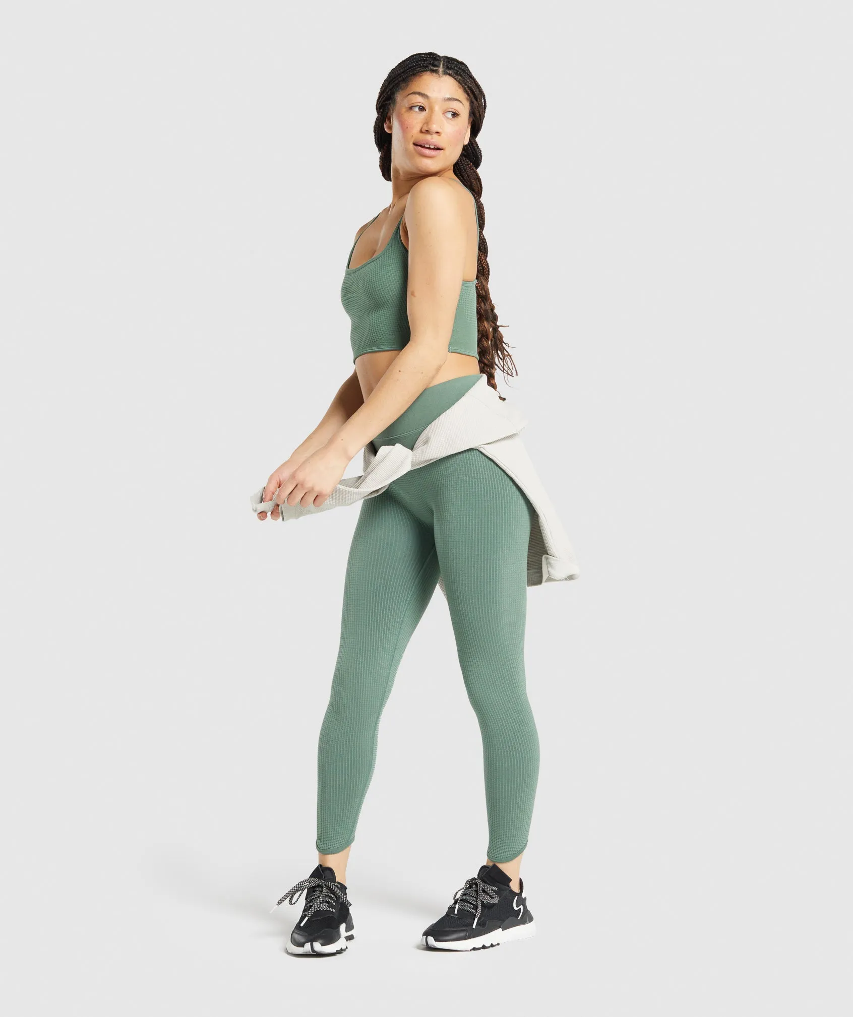 Gymshark Pause Bralette - Green sold by Gymshark product image thumbnail 4