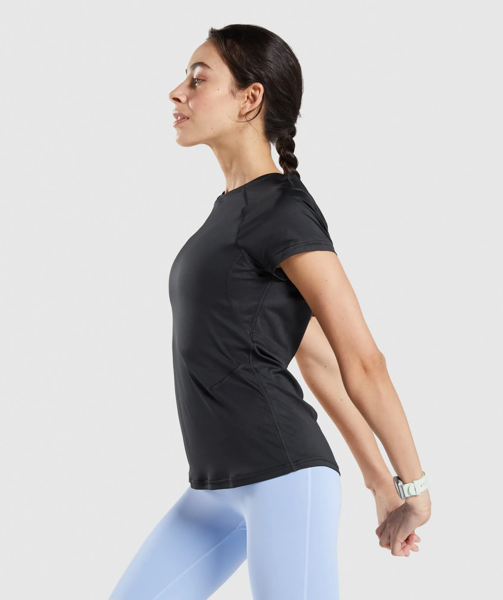 Gymshark Speed T-Shirt - Black sold by Gymshark product image thumbnail 3