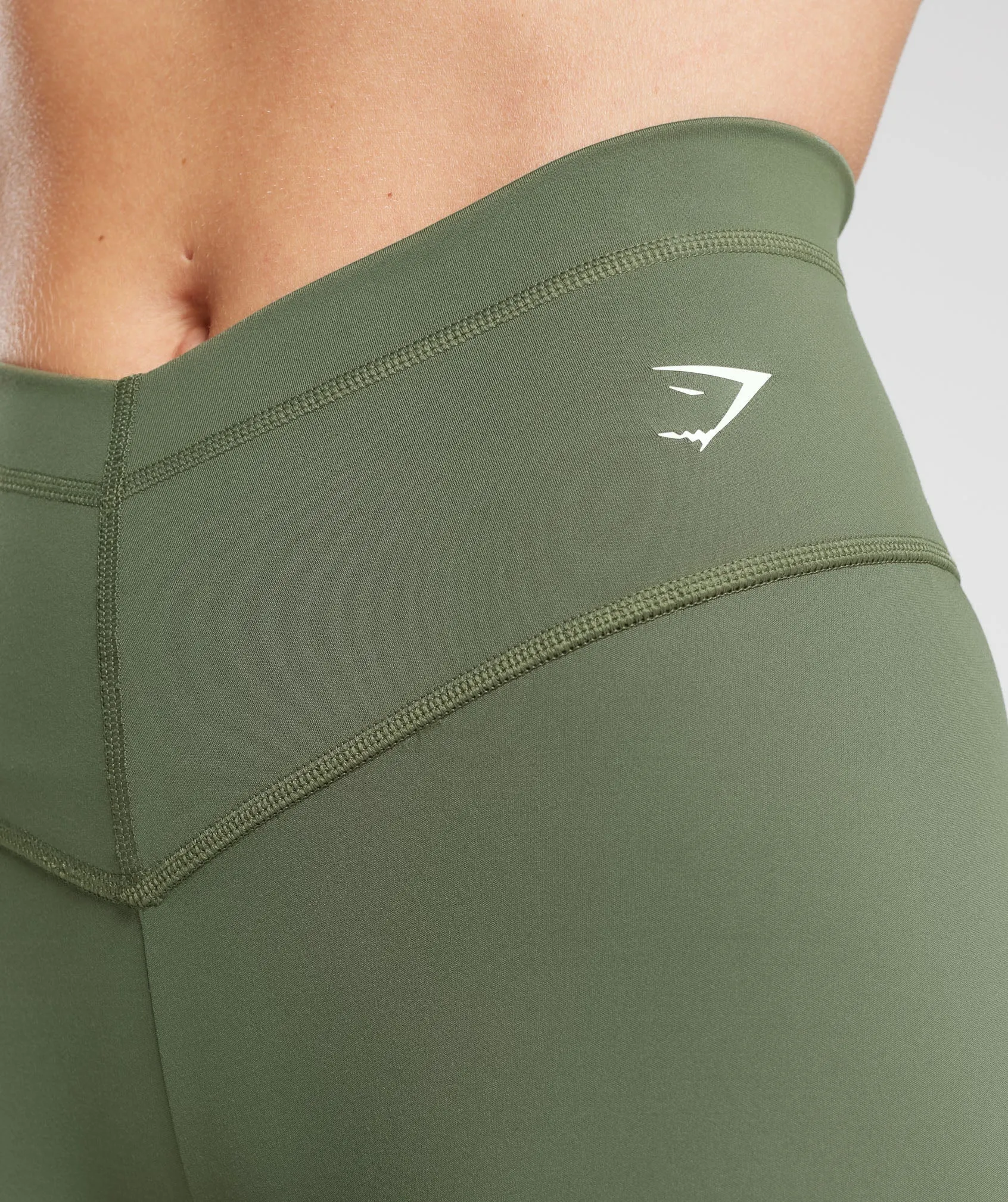 Gymshark Everyday V Waistband Leggings - Core Olive sold by Gymshark product image thumbnail 5