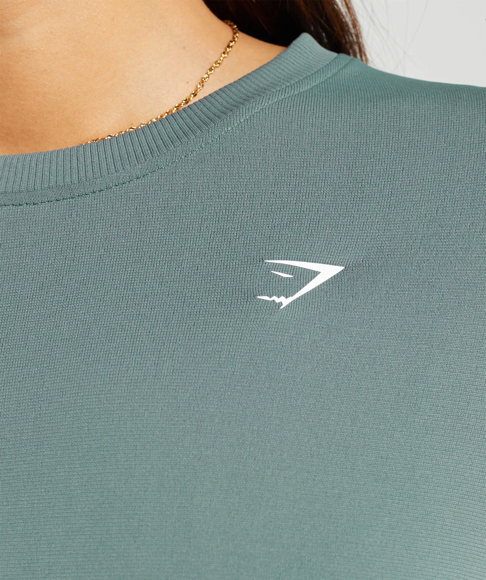 Gymshark Everyday Seamless Long Sleeve Top - Cargo Teal sold by Gymshark product image thumbnail 5