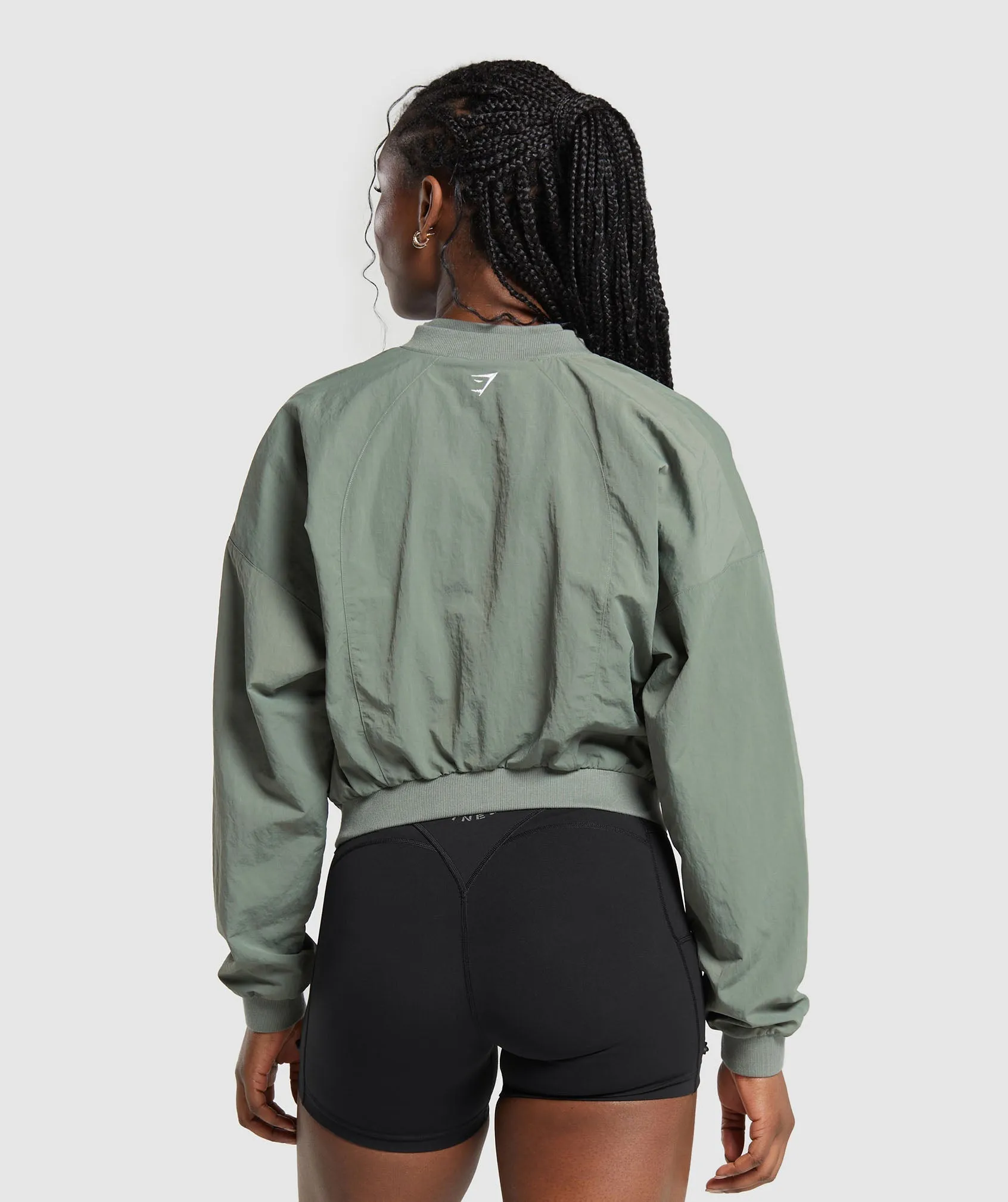 Gymshark Midi Track Jacket - Unit Green sold by Gymshark product image thumbnail 2