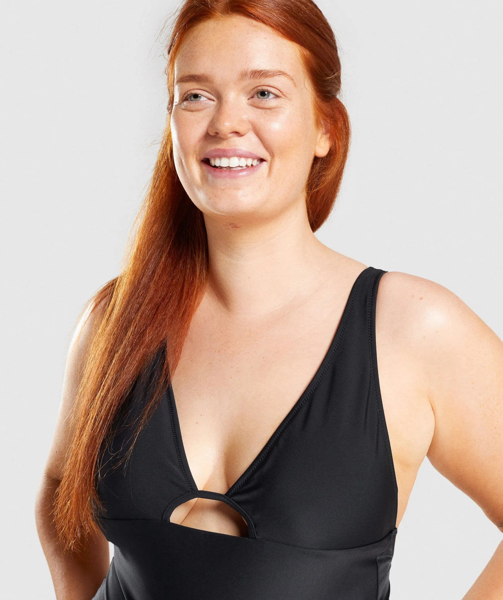 Gymshark Strappy Back Swimsuit - Black sold by Gymshark product image thumbnail 5