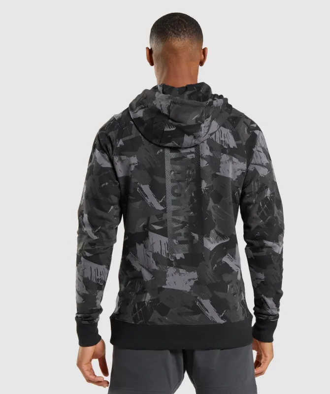 Gymshark Bold Hoodie - Grey Print sold by Gymshark