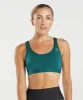 Gymshark Scoop Neck Sports Bra - Winter Teal sold by Gymshark
