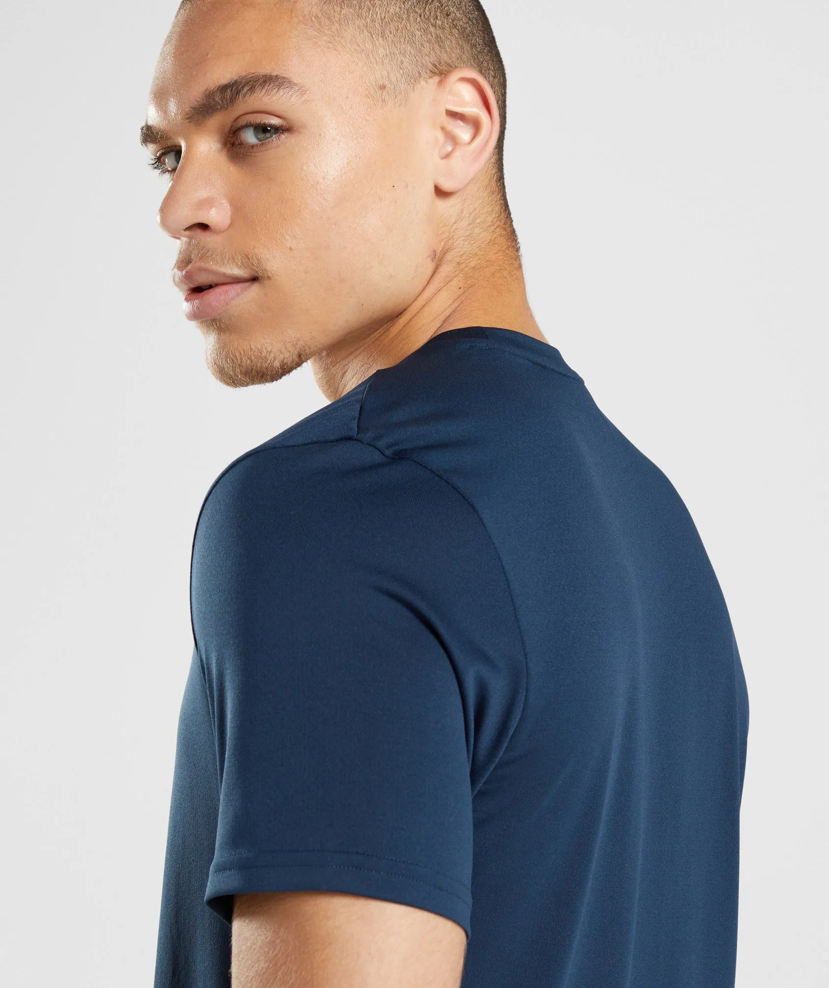 Gymshark Arrival T-Shirt - Navy sold by Gymshark product image thumbnail 5