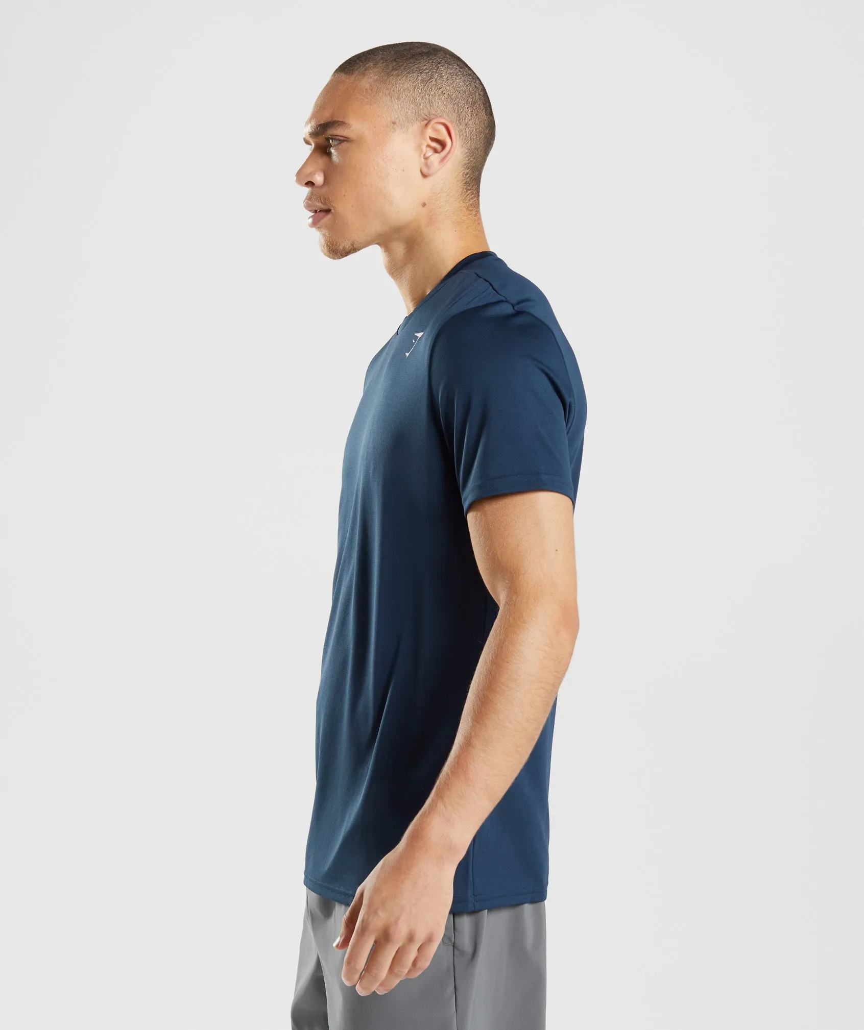 Gymshark Arrival T-Shirt - Navy sold by Gymshark product image thumbnail 3