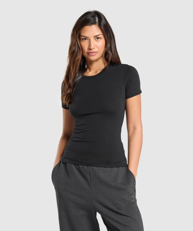 Gymshark Cotton T-Shirt - Black sold by Gymshark