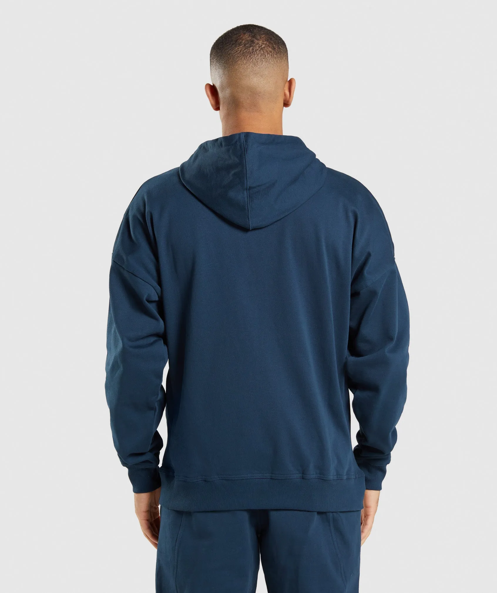 Gymshark Essential Zip Up Hoodie - Navy sold by Gymshark product image thumbnail 2