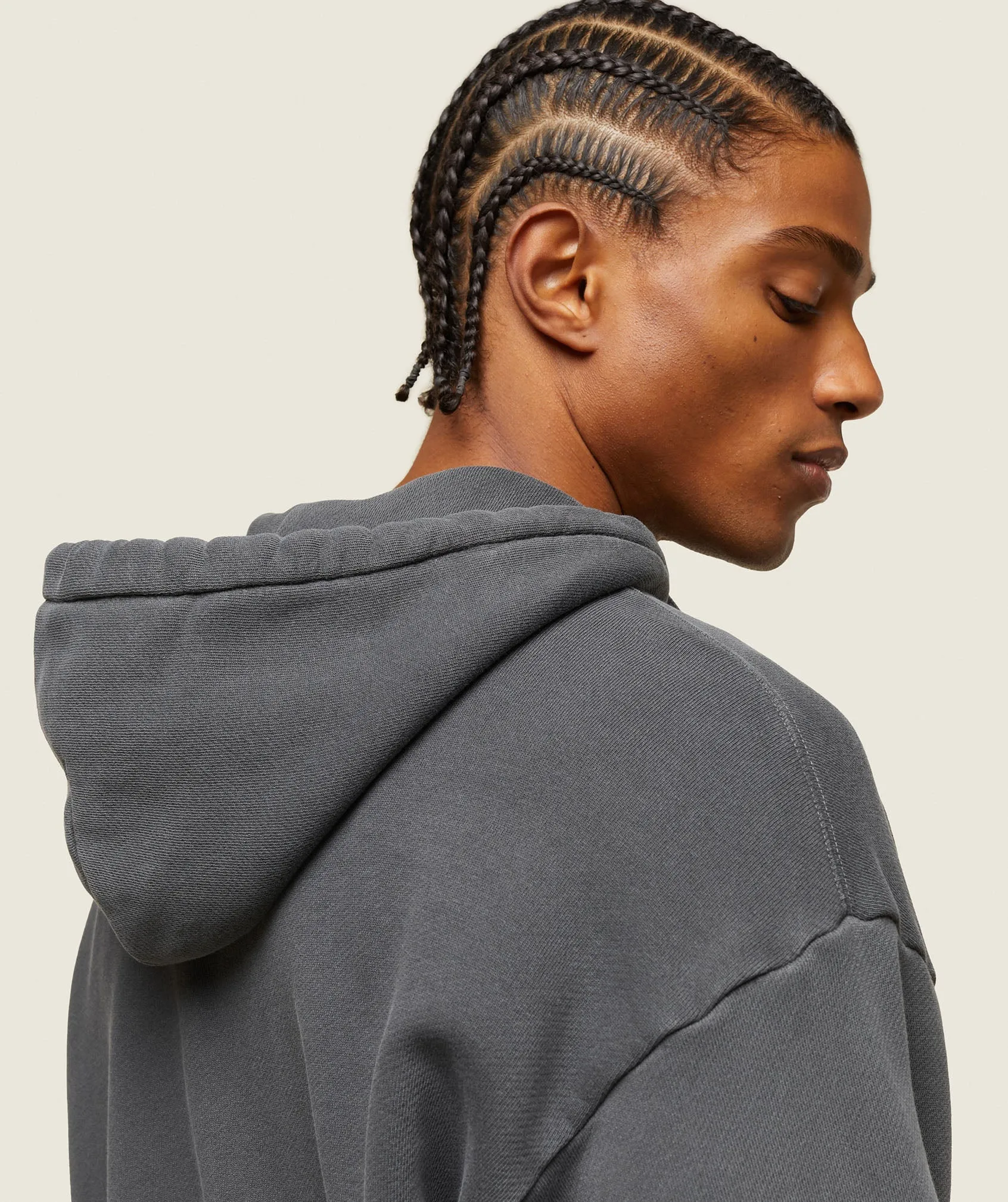 Gymshark everywear Relaxed Zip Hoodie - Black sold by Gymshark product image thumbnail 5