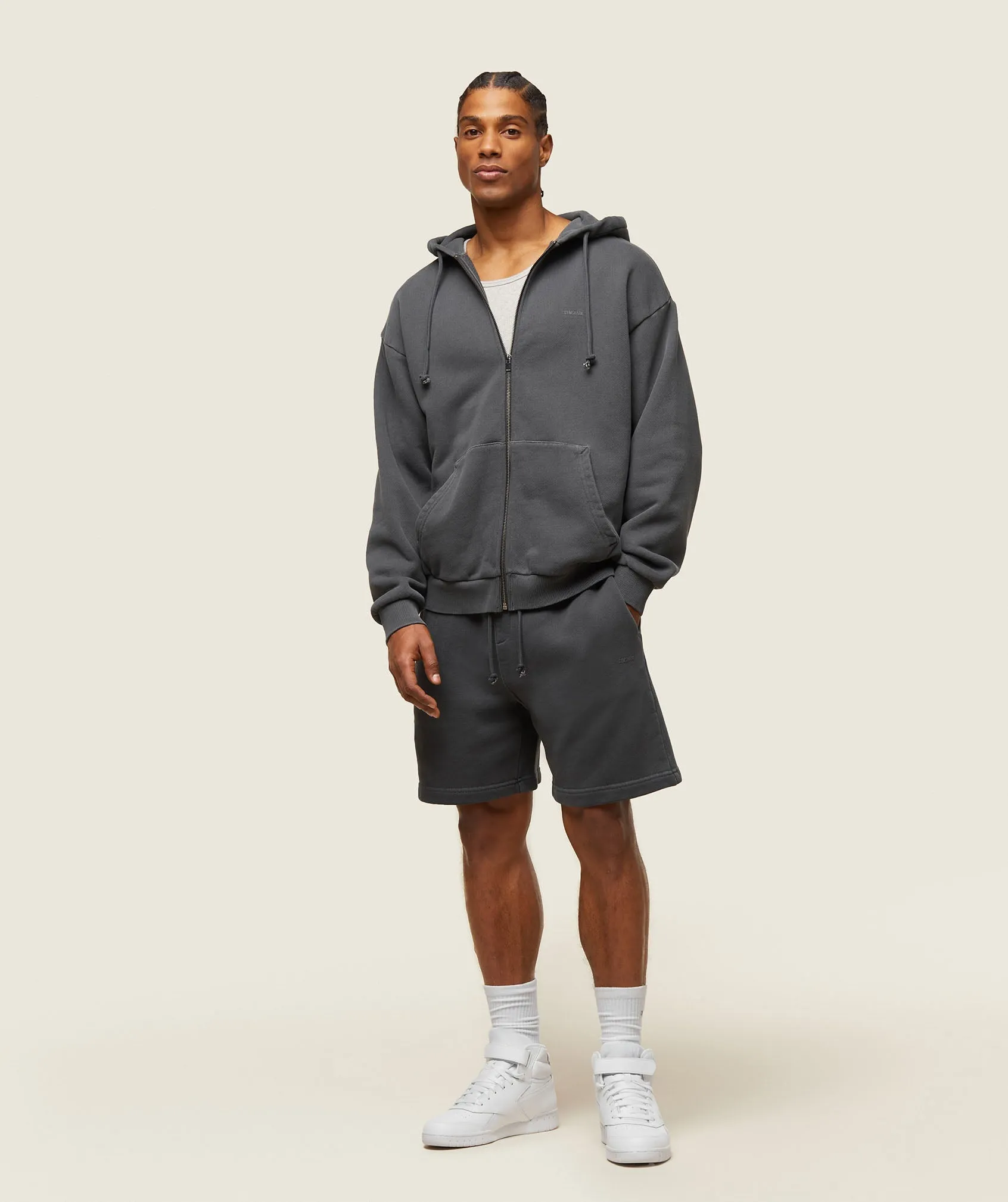 Gymshark everywear Relaxed Zip Hoodie - Black sold by Gymshark product image thumbnail 2