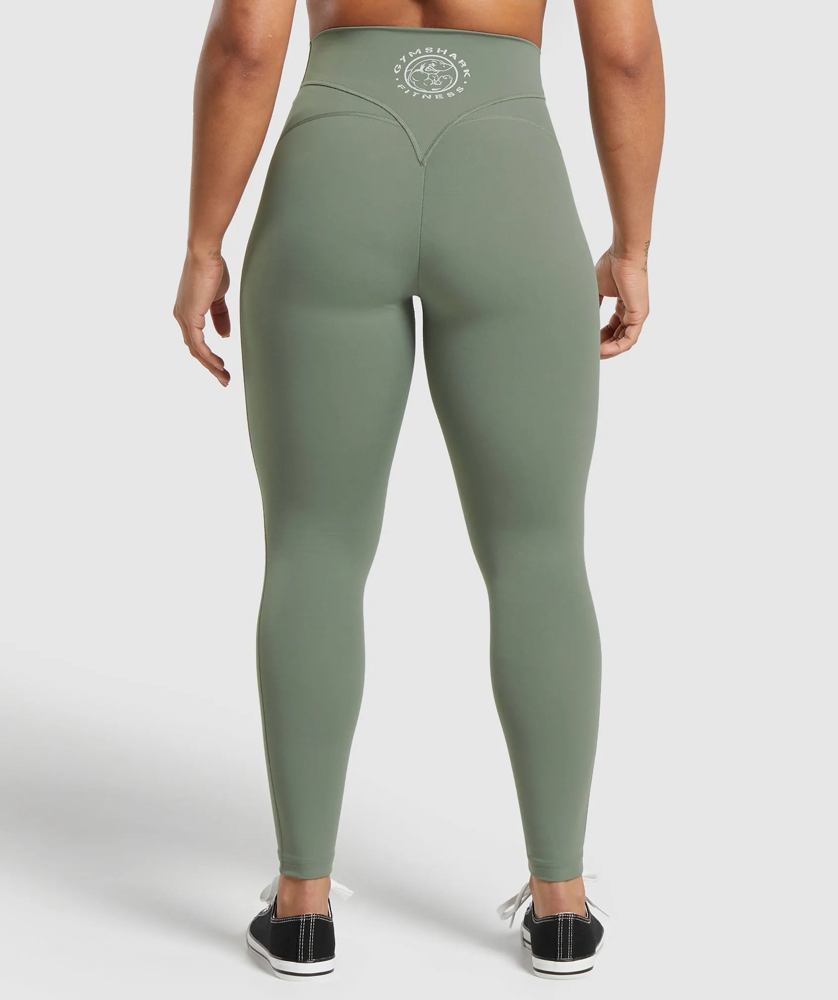 Gymshark Legacy Short Leggings - Unit Green sold by Gymshark product image thumbnail 2