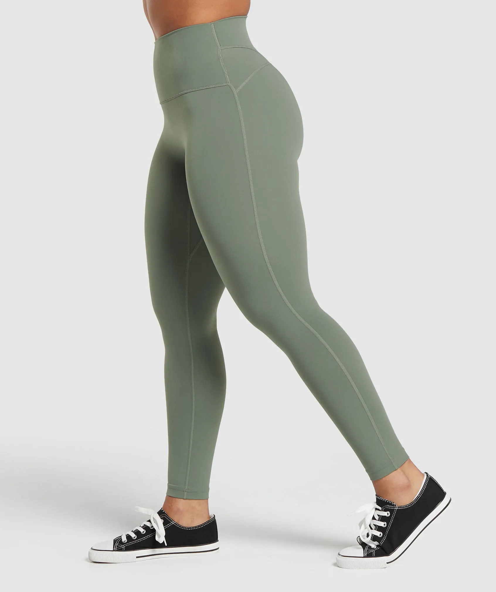 Gymshark Legacy Short Leggings - Unit Green sold by Gymshark product image thumbnail 3