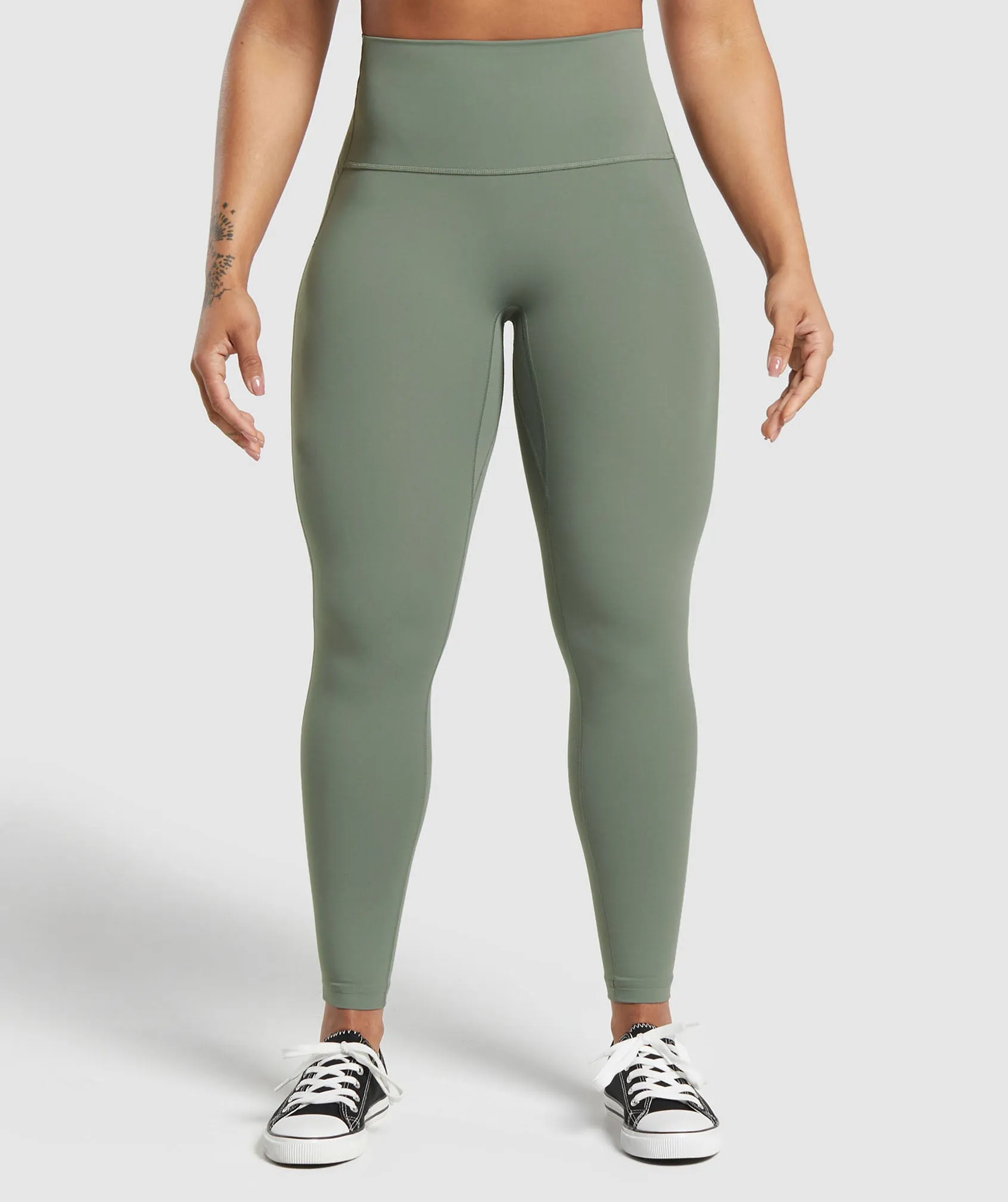 Gymshark Legacy Short Leggings - Unit Green sold by Gymshark
