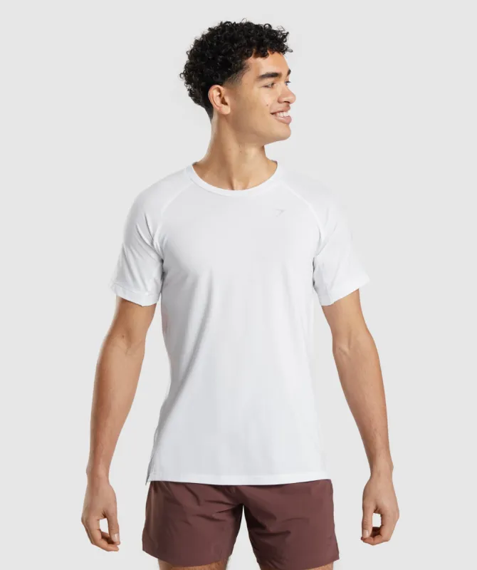 Gymshark Studio Amplify T-Shirt - White sold by Gymshark