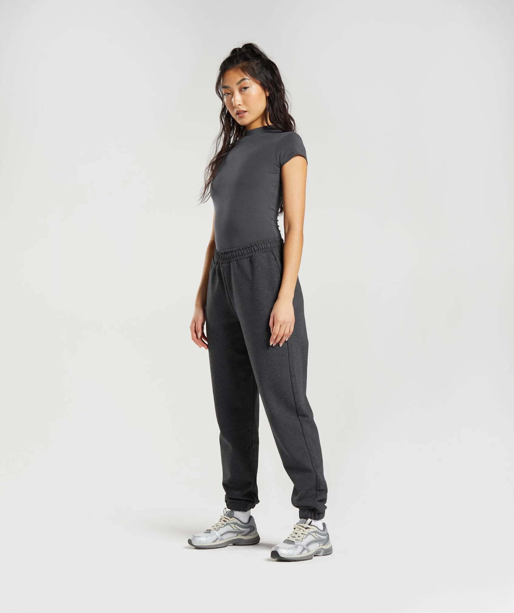 Gymshark Jersey Body Fit T-Shirt - Onyx Grey sold by Gymshark product image thumbnail 4