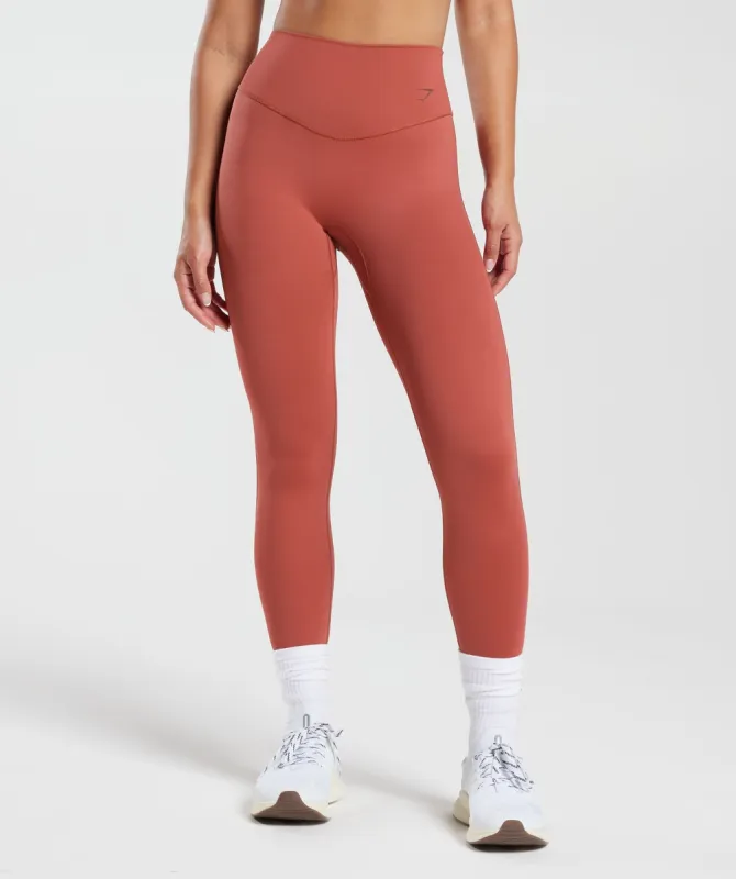 Gymshark Elevate Leggings - Rust Red sold by Gymshark