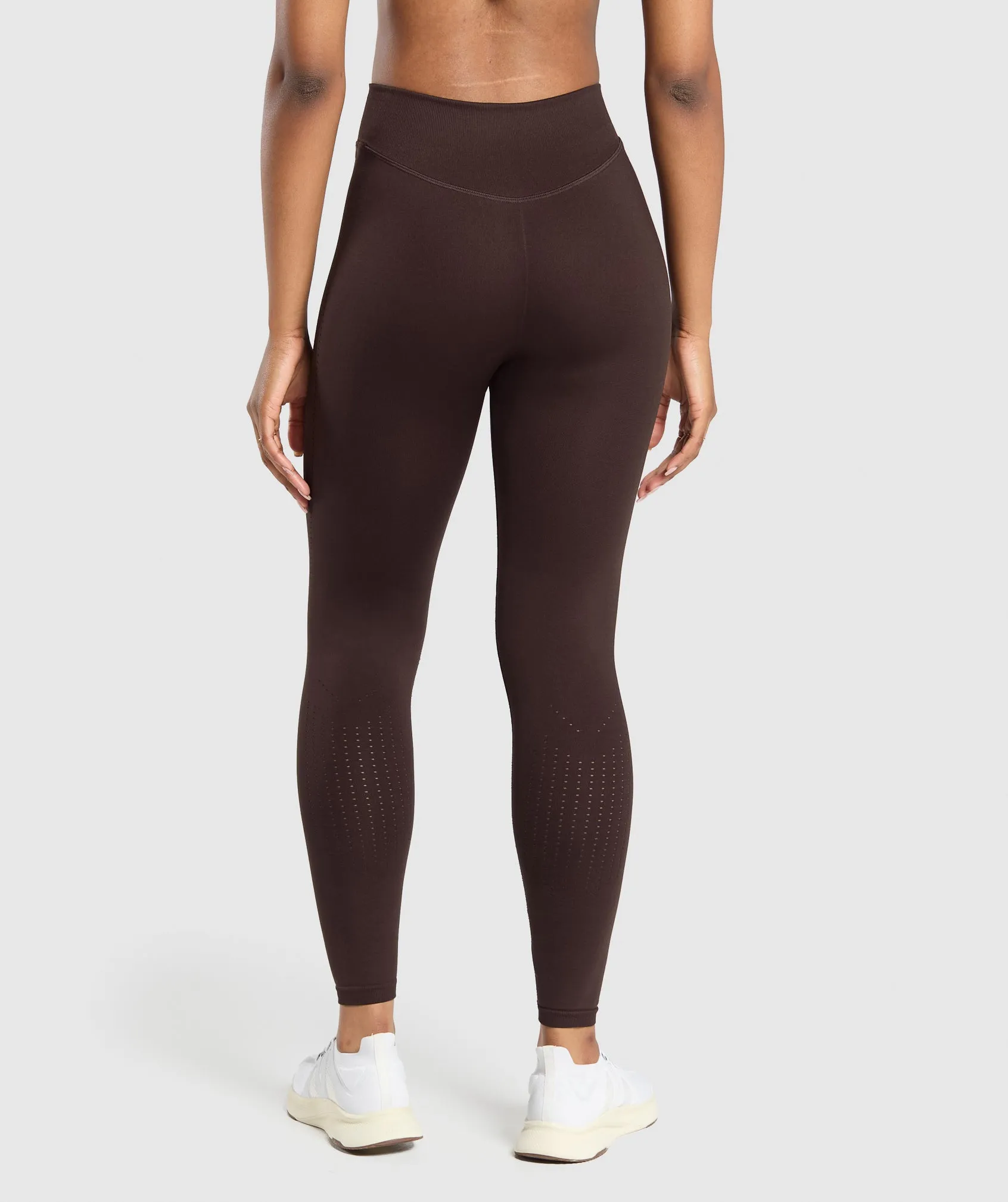 Gymshark Sweat Seamless Leggings - Heritage Brown sold by Gymshark product image thumbnail 2