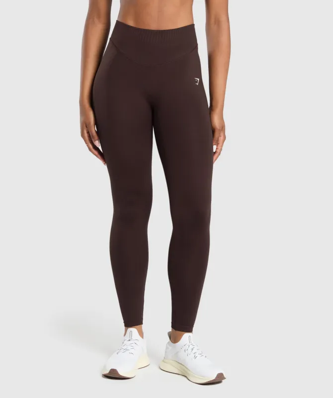 Gymshark Sweat Seamless Leggings - Heritage Brown sold by Gymshark