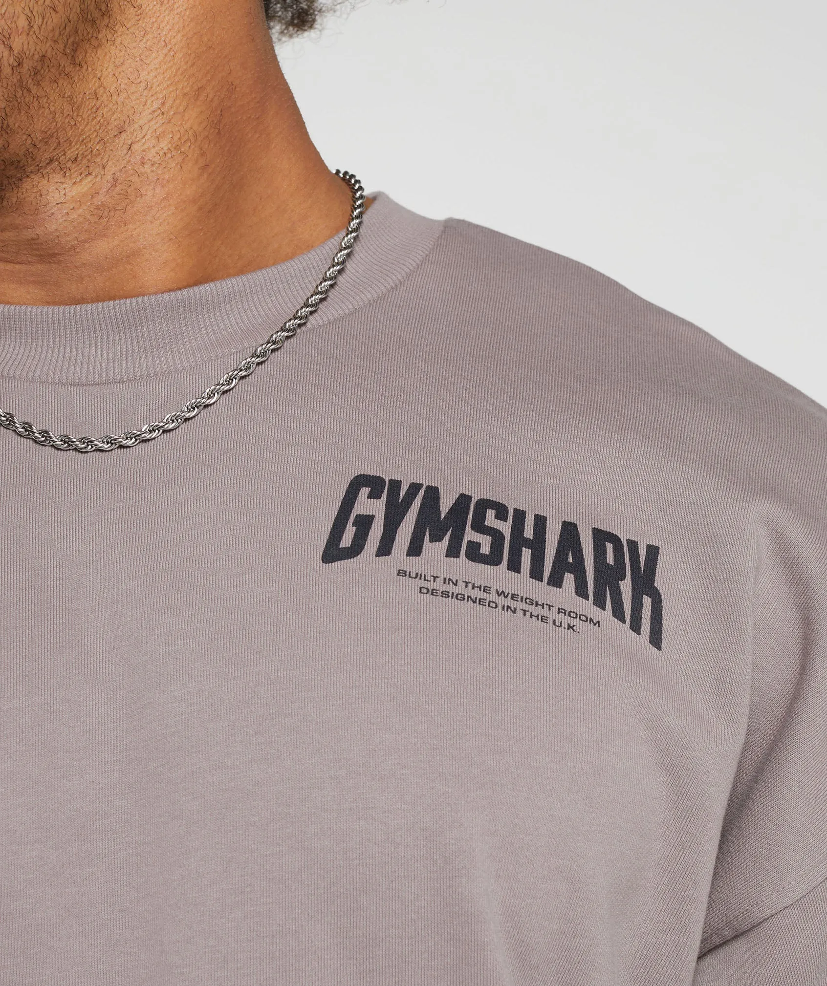 Gymshark Cartoon Lifting Crew - Washed Mauve sold by Gymshark product image thumbnail 5