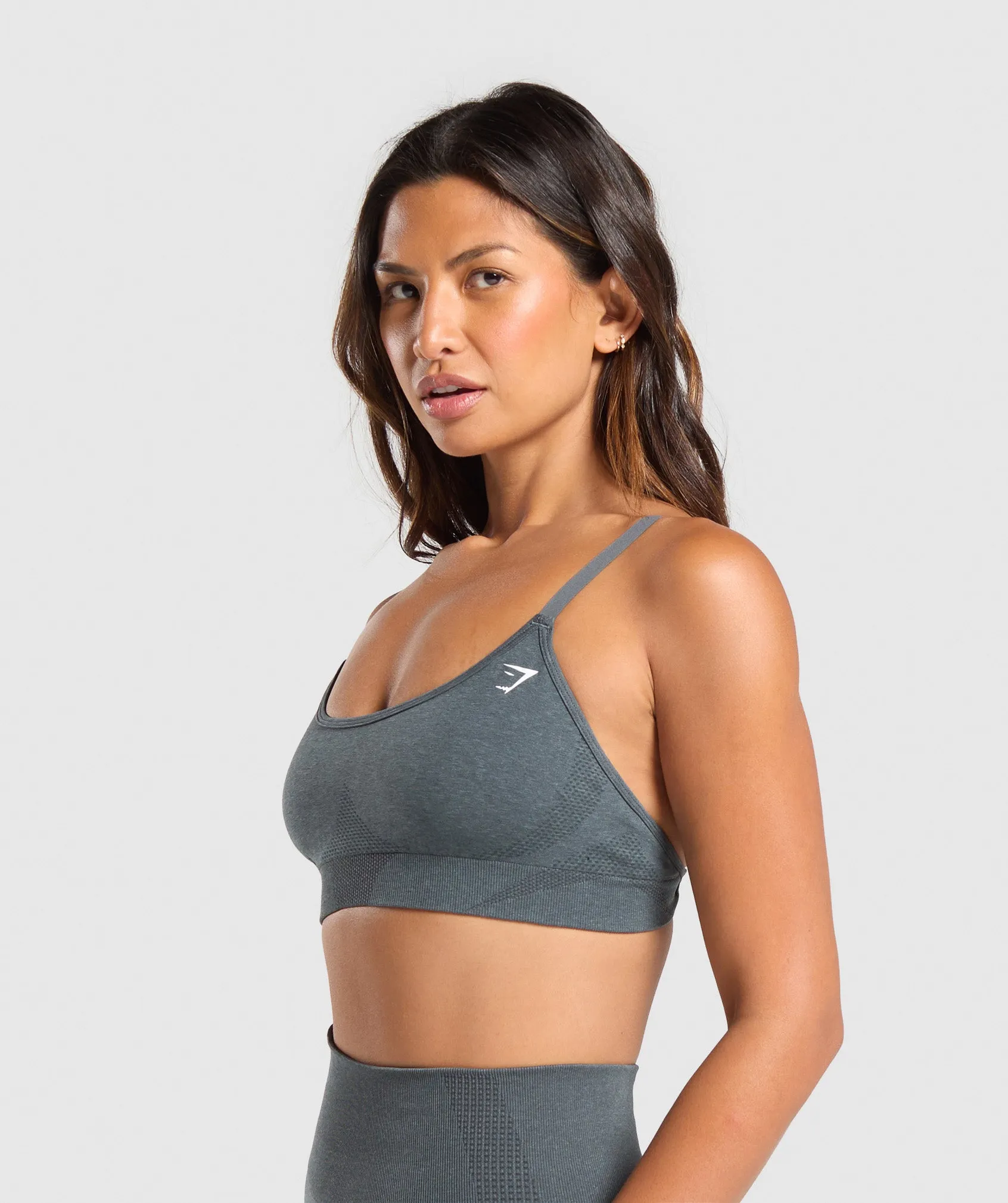 Gymshark Vital Seamless Minimal Sports Bra - Strong Grey/ Marl sold by Gymshark product image thumbnail 3