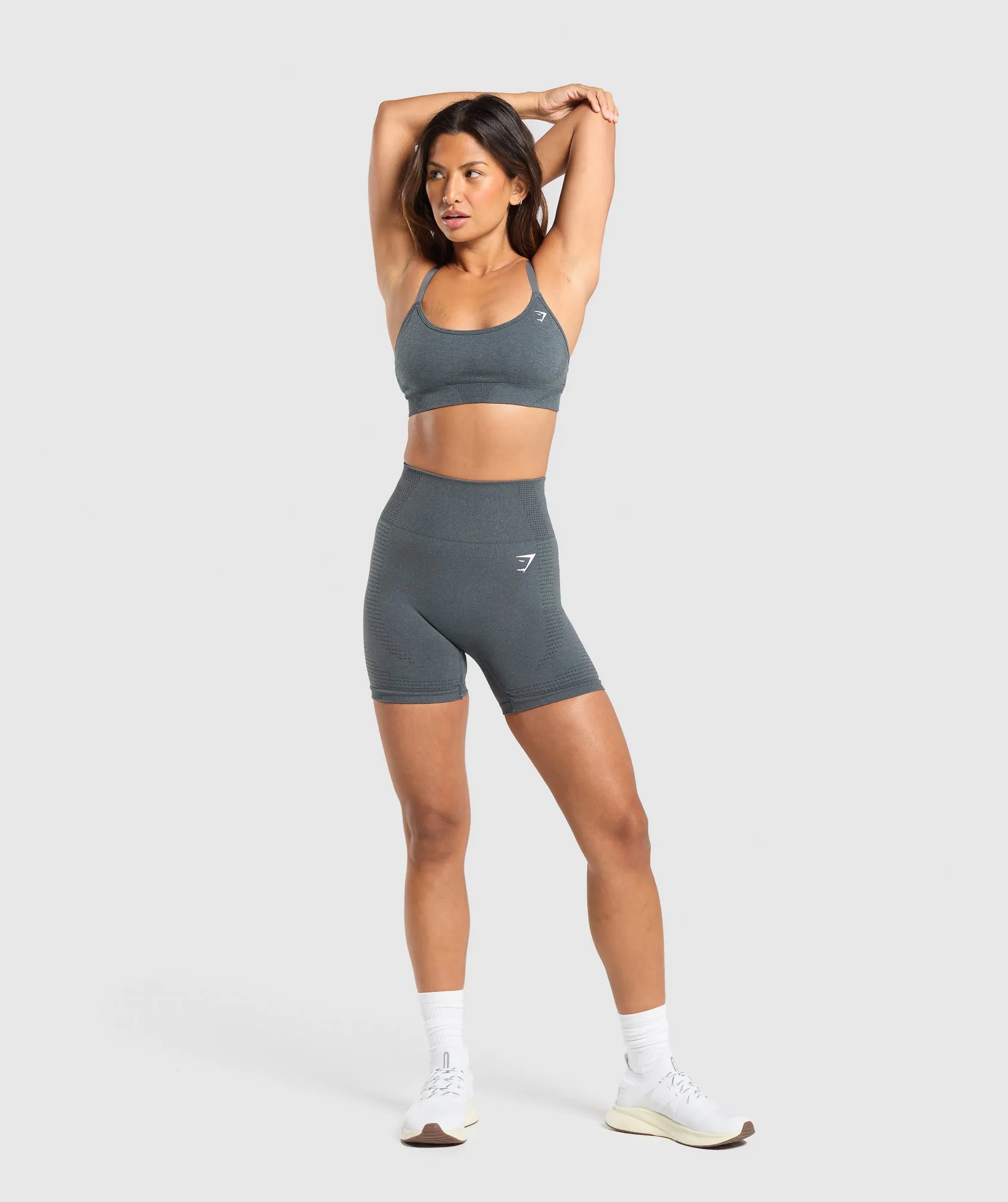 Gymshark Vital Seamless Minimal Sports Bra - Strong Grey/ Marl sold by Gymshark product image thumbnail 4