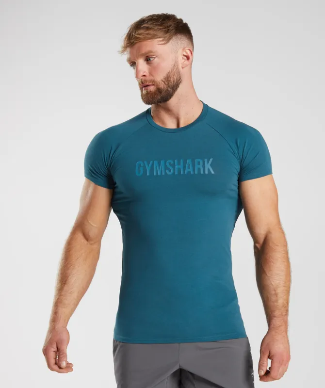 Gymshark Apollo T-Shirt - Atlantic Blue sold by Gymshark