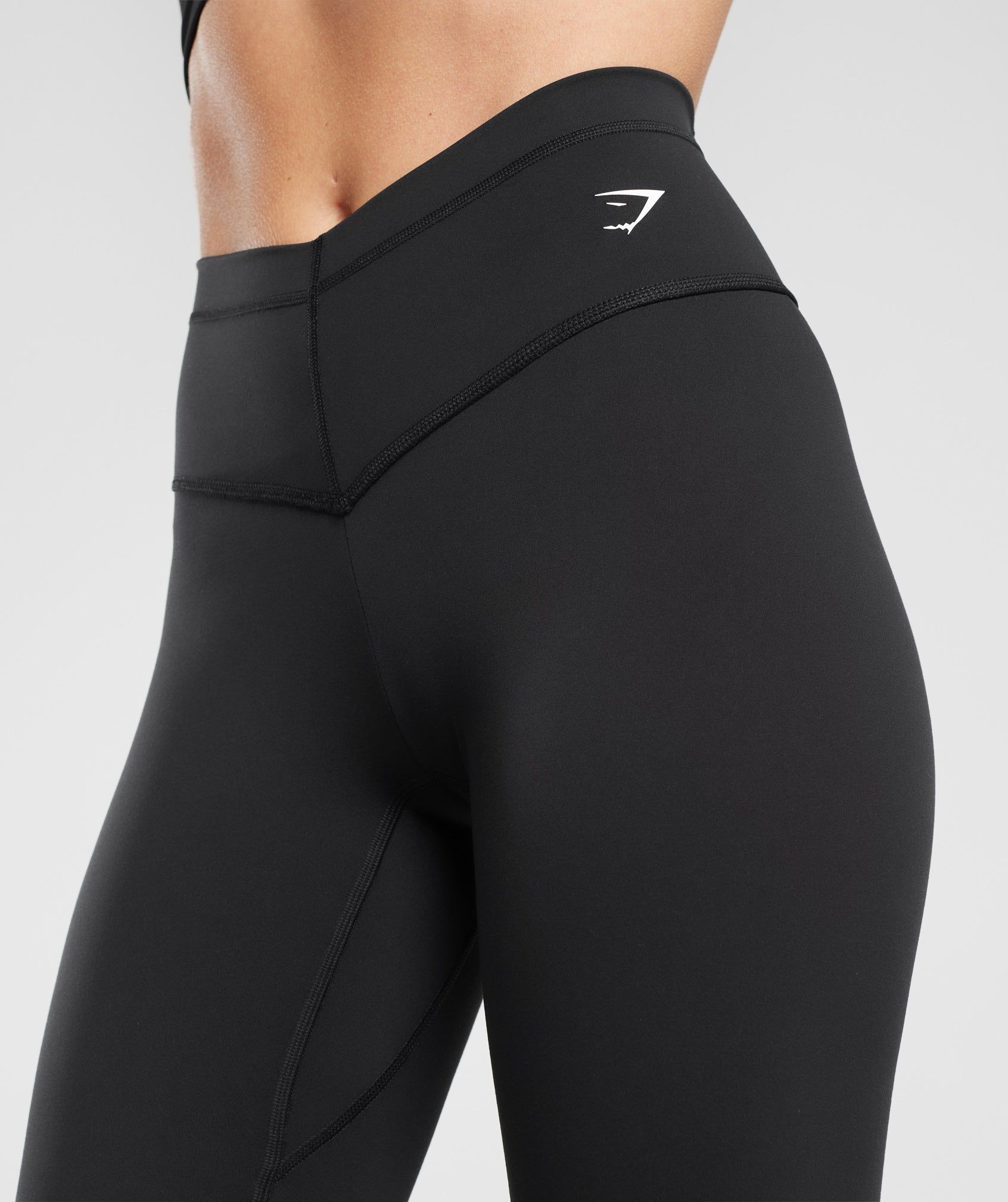 Gymshark Everday V Waistband Leggings - Black sold by Gymshark product image thumbnail 5