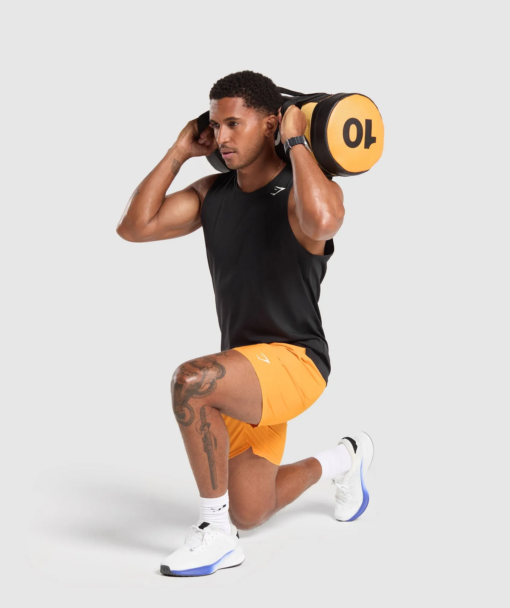 Gymshark Arrival 7" Shorts - Fitness Orange sold by Gymshark product image thumbnail 4