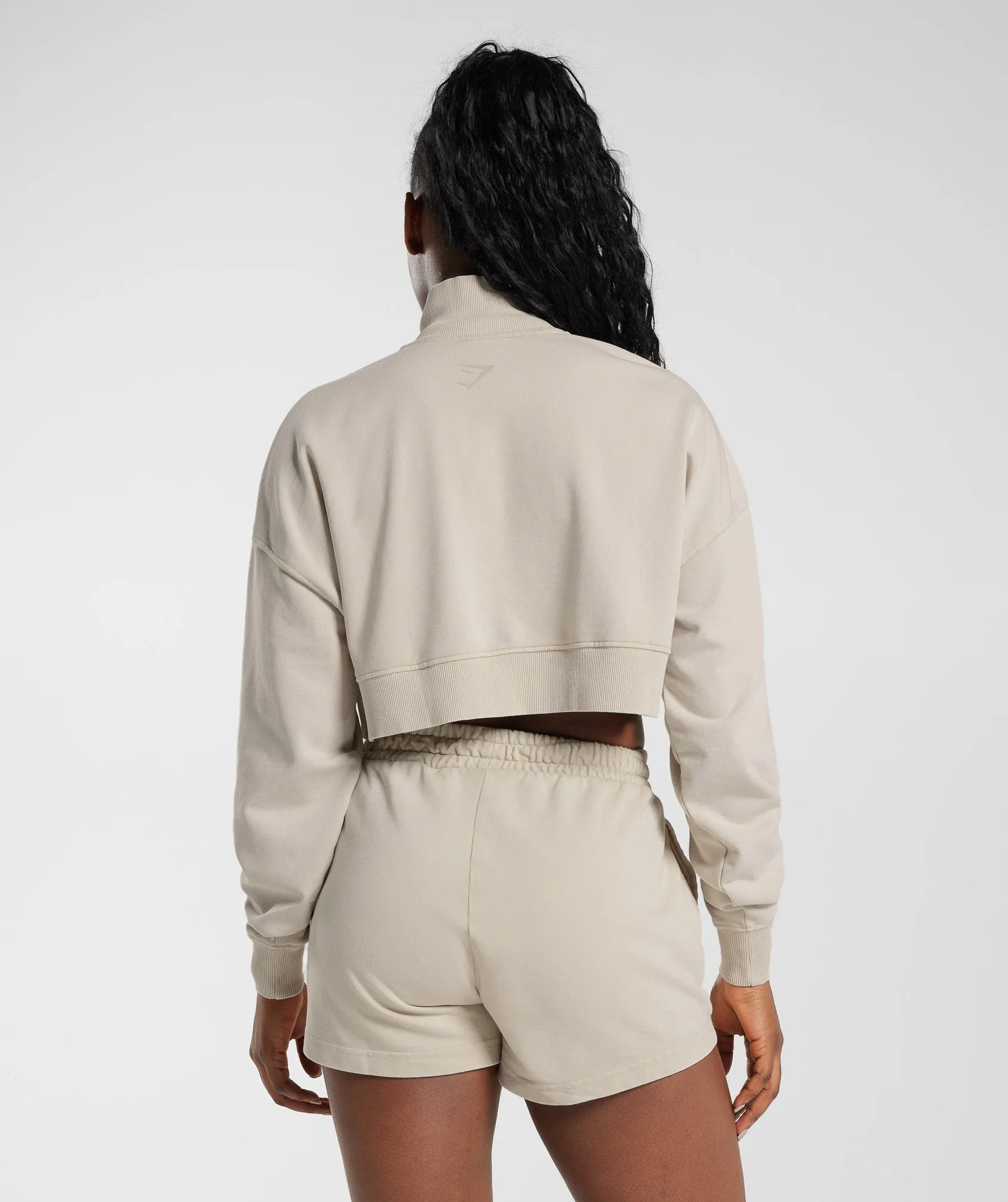 Gymshark Collegiate 1/4 Zip - Mushroom Brown sold by Gymshark product image thumbnail 2