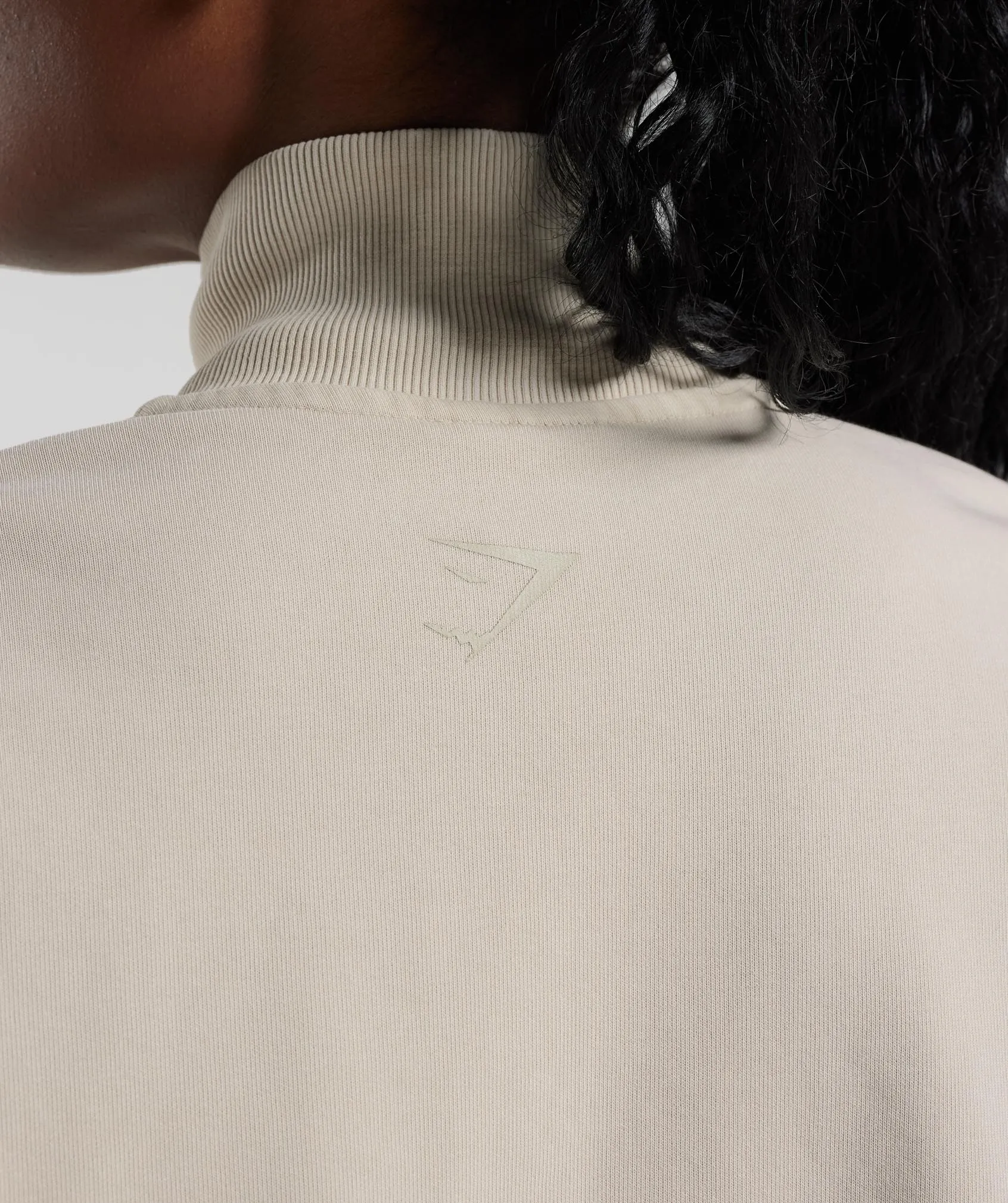 Gymshark Collegiate 1/4 Zip - Mushroom Brown sold by Gymshark product image thumbnail 3