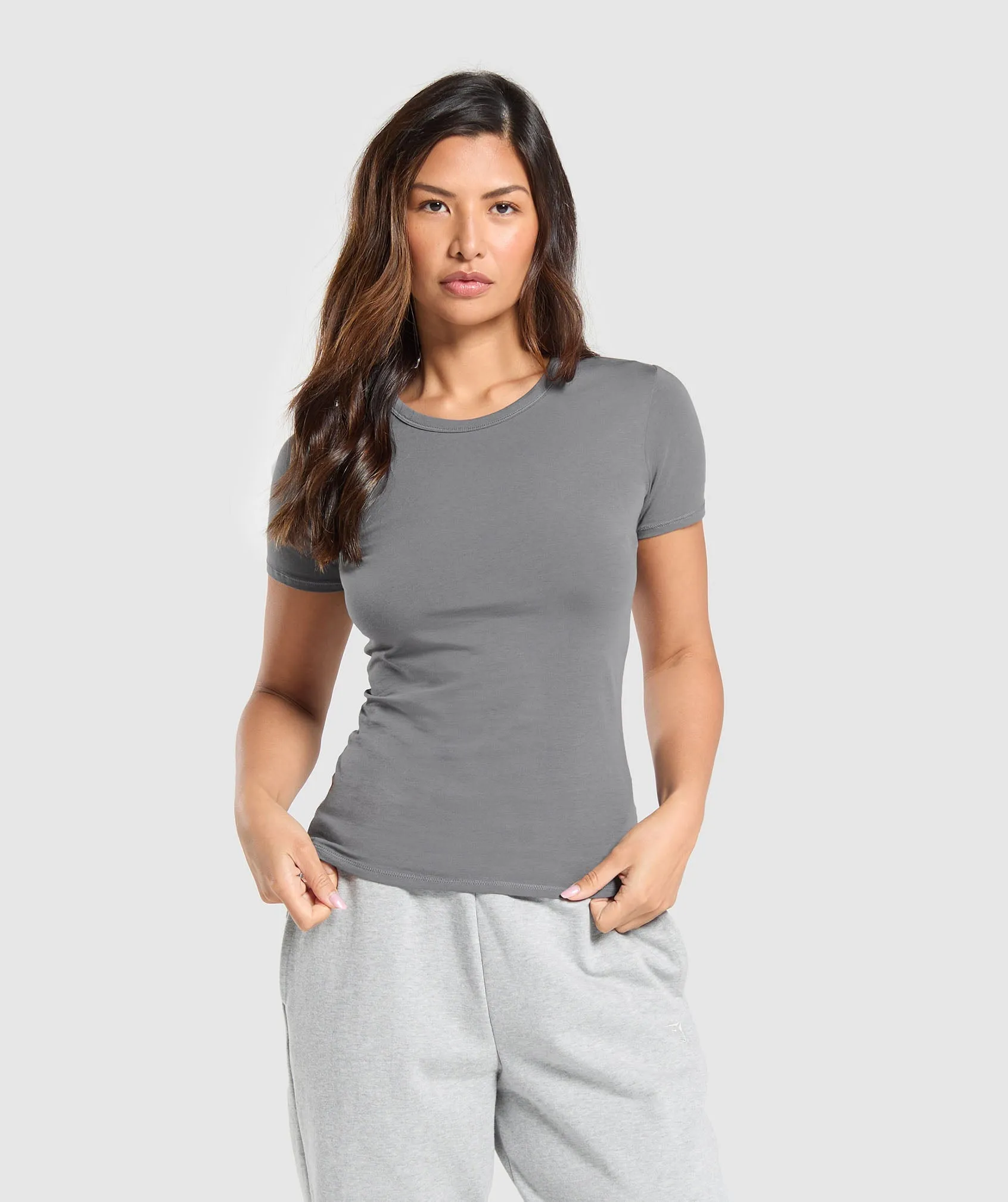 Gymshark Cotton T-Shirt - Brushed Grey sold by Gymshark
