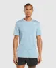 Gymshark Sport Seamless T-Shirt - Skyline Blue/Denim Blue sold by Gymshark