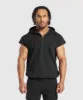 Gymshark Legacy 1/4 Zip Cap Sleeve Hoodie - Black sold by Gymshark