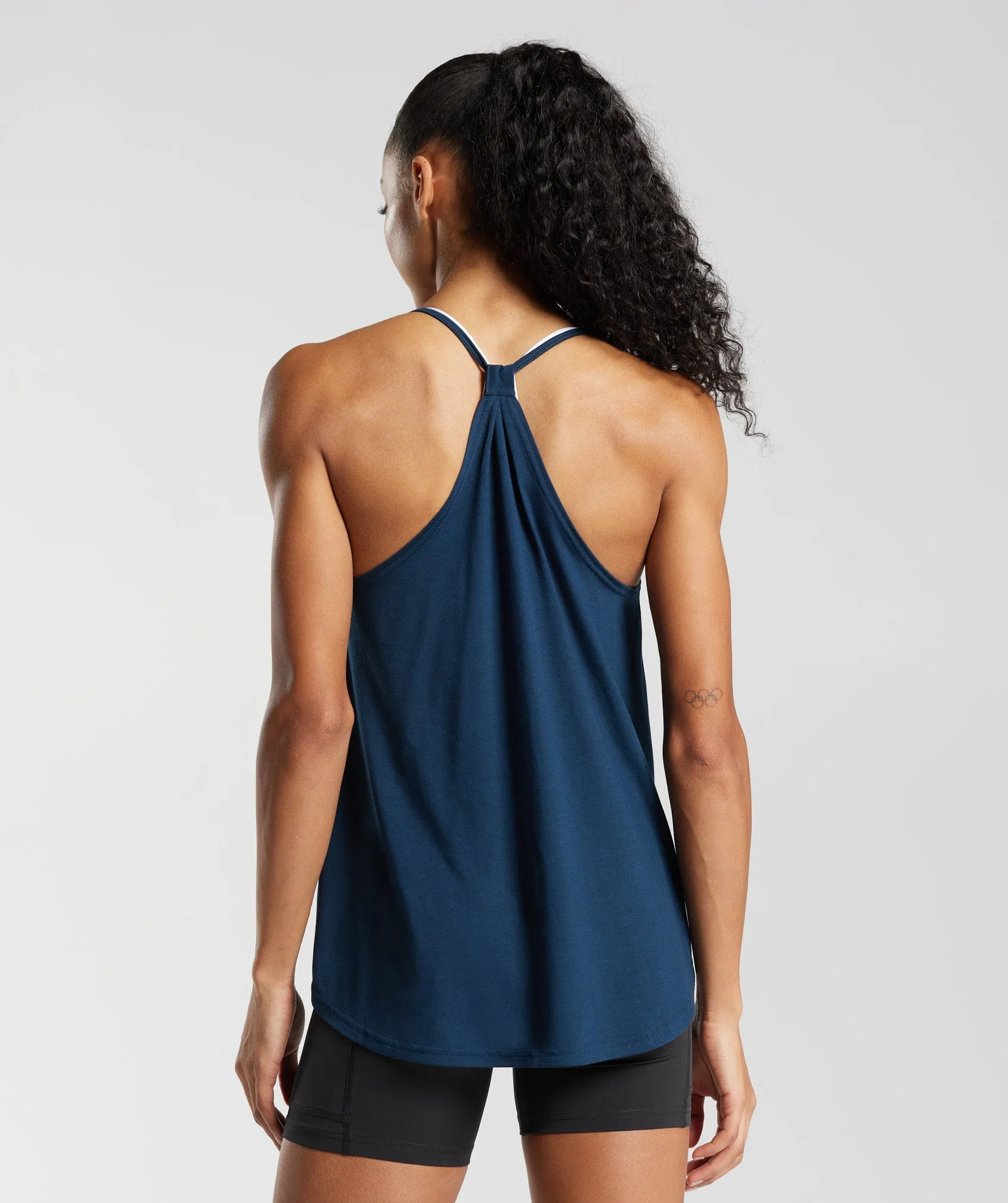 Gymshark Super Soft Tank - Navy sold by Gymshark product image thumbnail 2