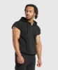 Gymshark Legacy 1/4 Zip Cap Sleeve Hoodie - Black sold by Gymshark