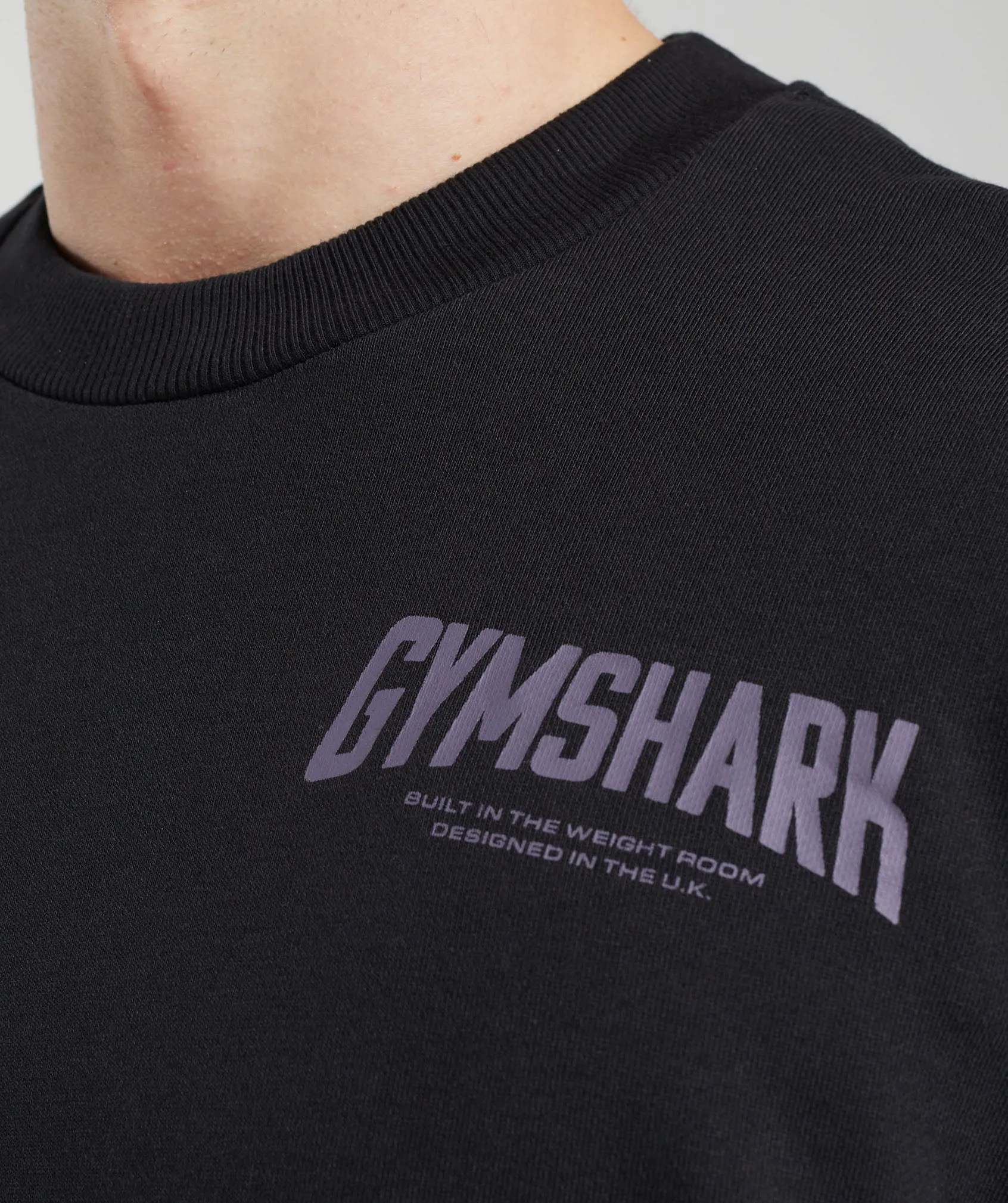 Gymshark Cartoon Lifting Crew - Black sold by Gymshark product image thumbnail 5