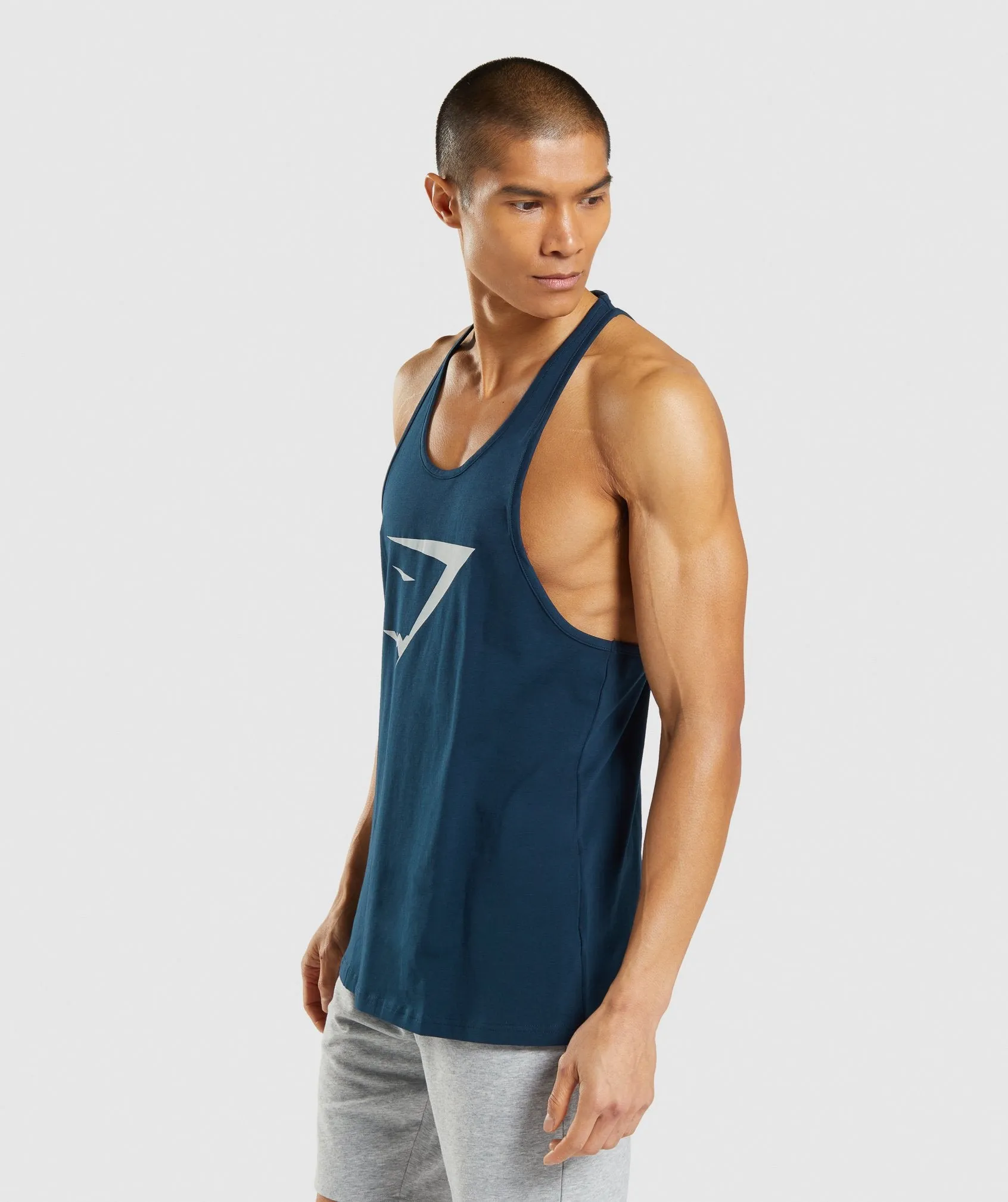 Gymshark Sharkhead Infill Stringer - Navy sold by Gymshark product image thumbnail 3