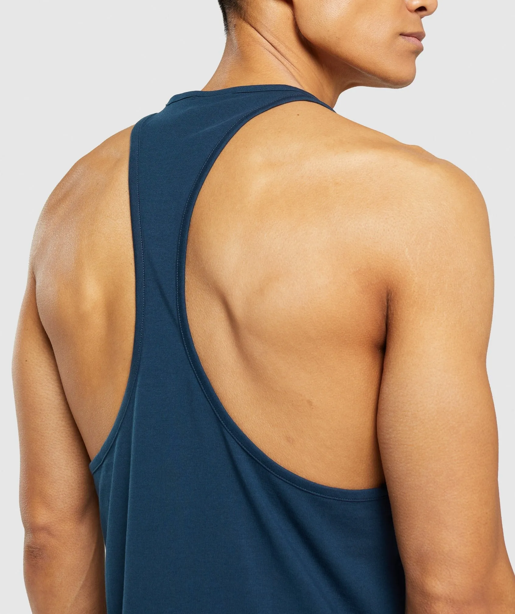 Gymshark Sharkhead Infill Stringer - Navy sold by Gymshark product image thumbnail 5