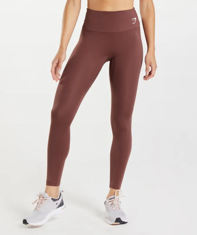Gymshark Training Leggings - Cherry Brown sold by Gymshark