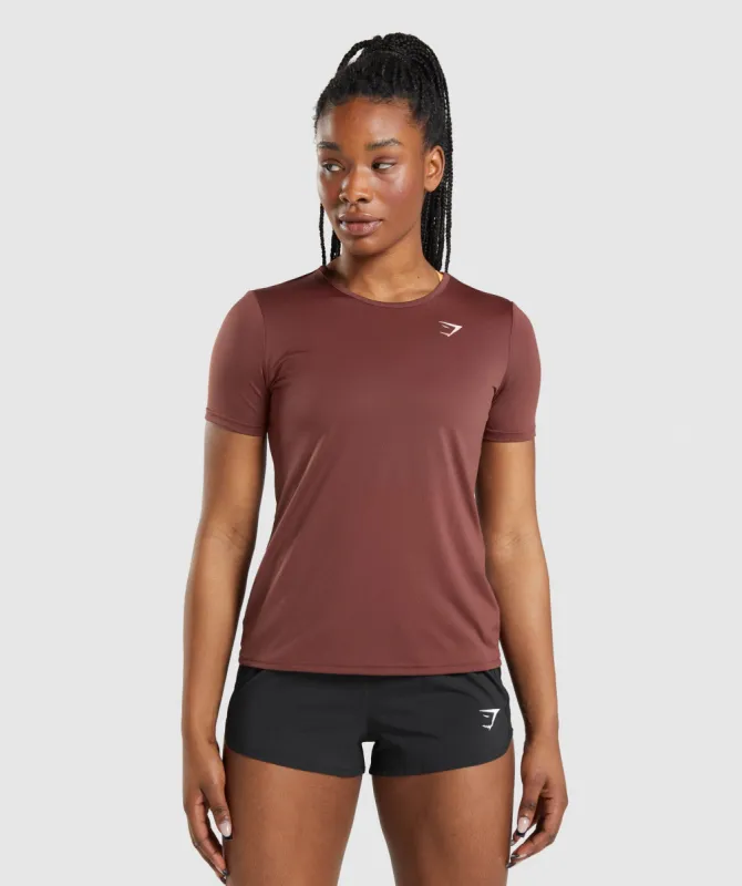 Gymshark Training T-Shirt - Cherry Brown sold by Gymshark