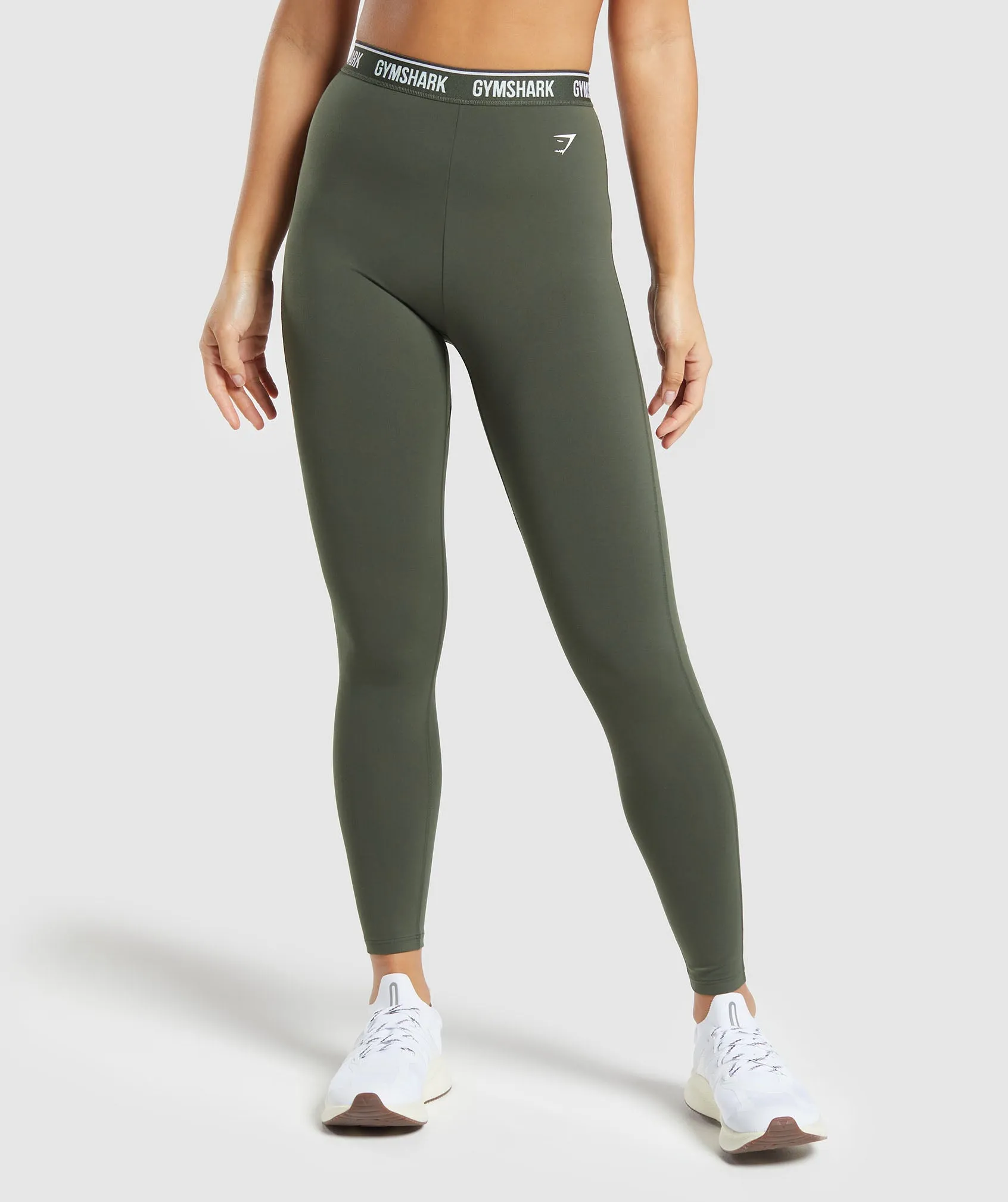 Gymshark Everyday Gymshark Waistband Leggings - Strength Green sold by Gymshark