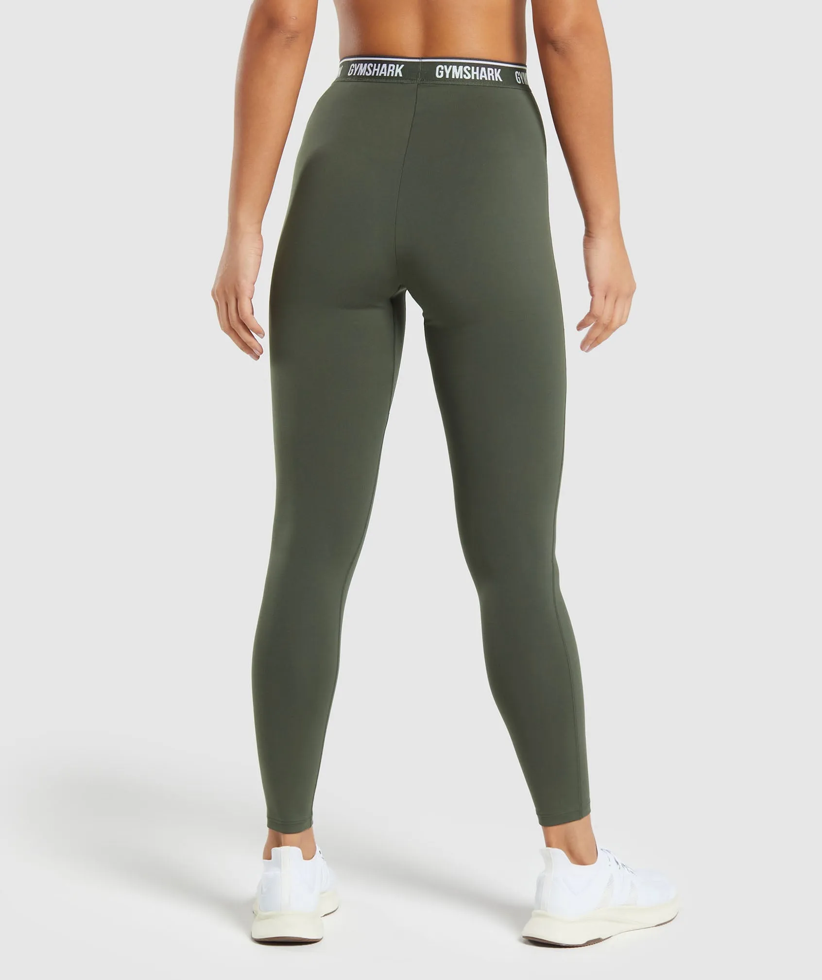 Gymshark Everyday Gymshark Waistband Leggings - Strength Green sold by Gymshark product image thumbnail 2