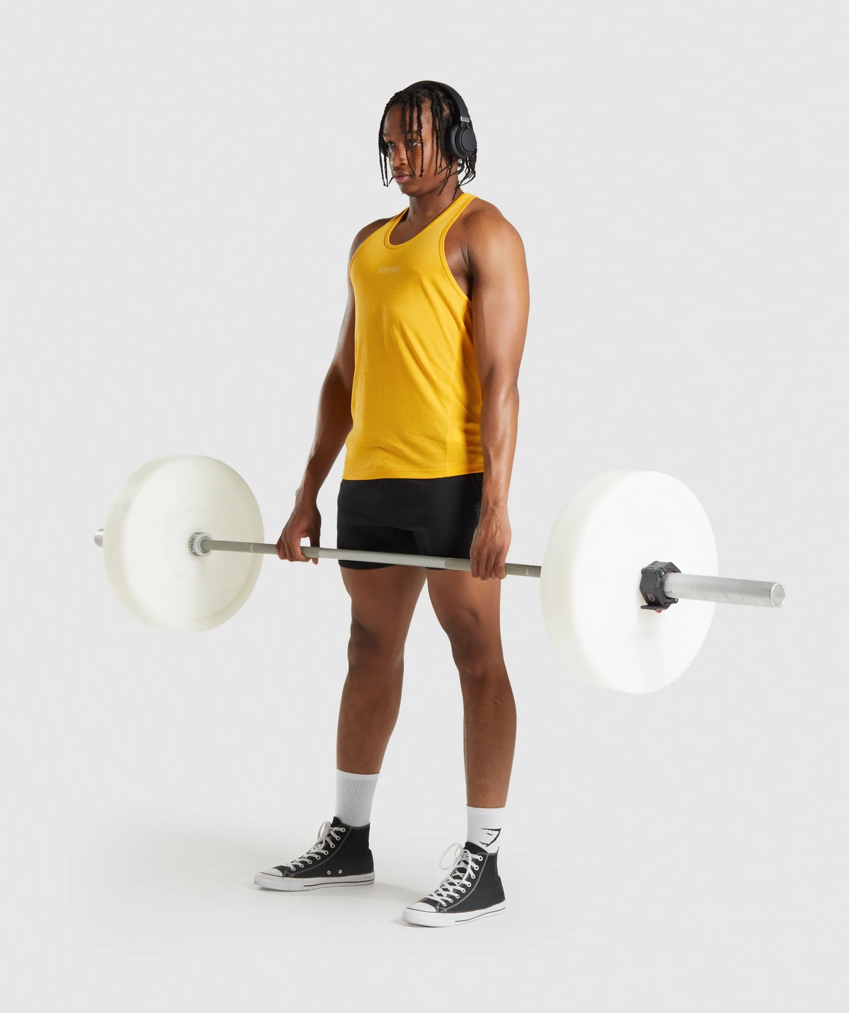 Gymshark Chalk Stringer - Yellow sold by Gymshark product image thumbnail 4