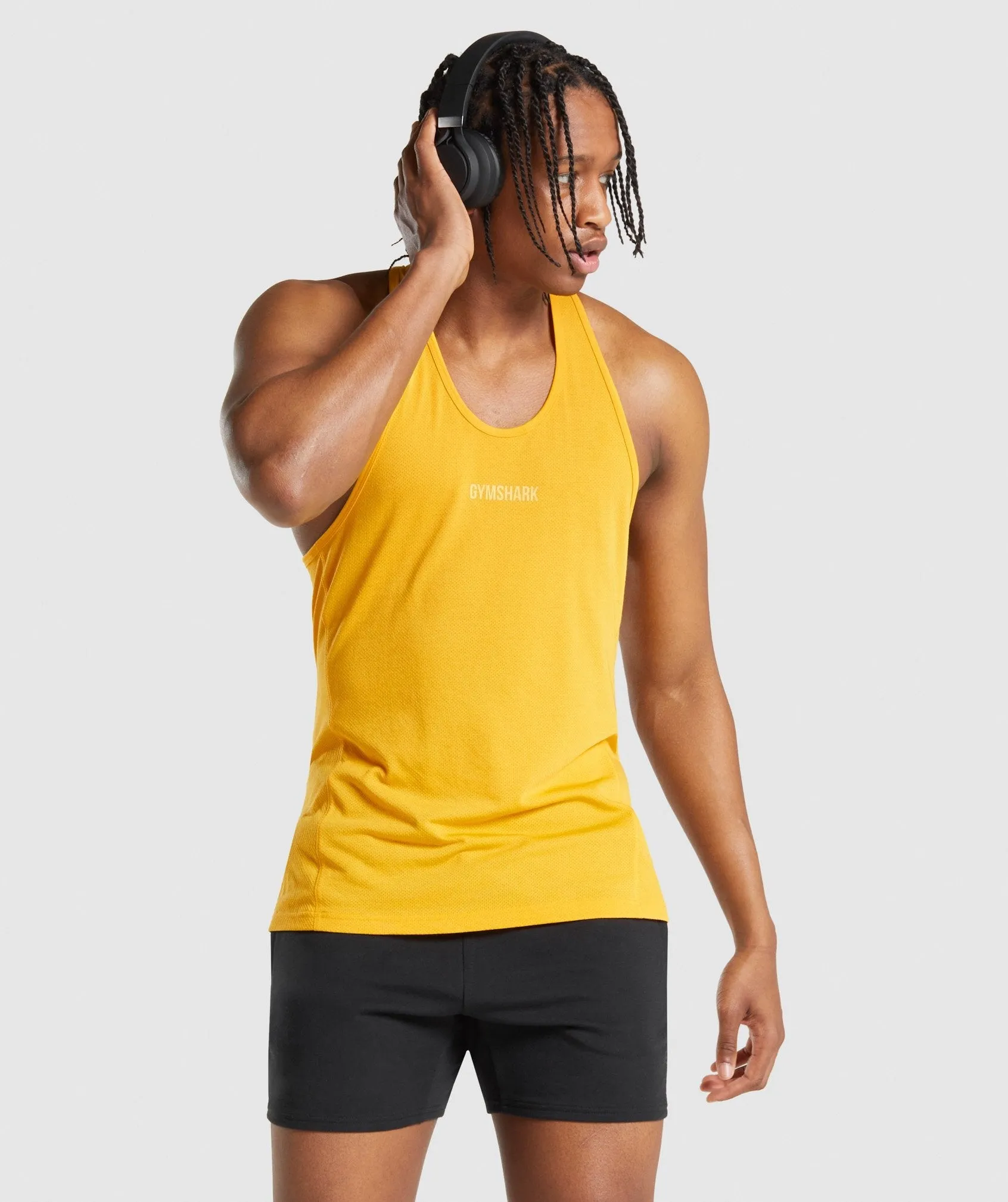 Gymshark Chalk Stringer - Yellow sold by Gymshark