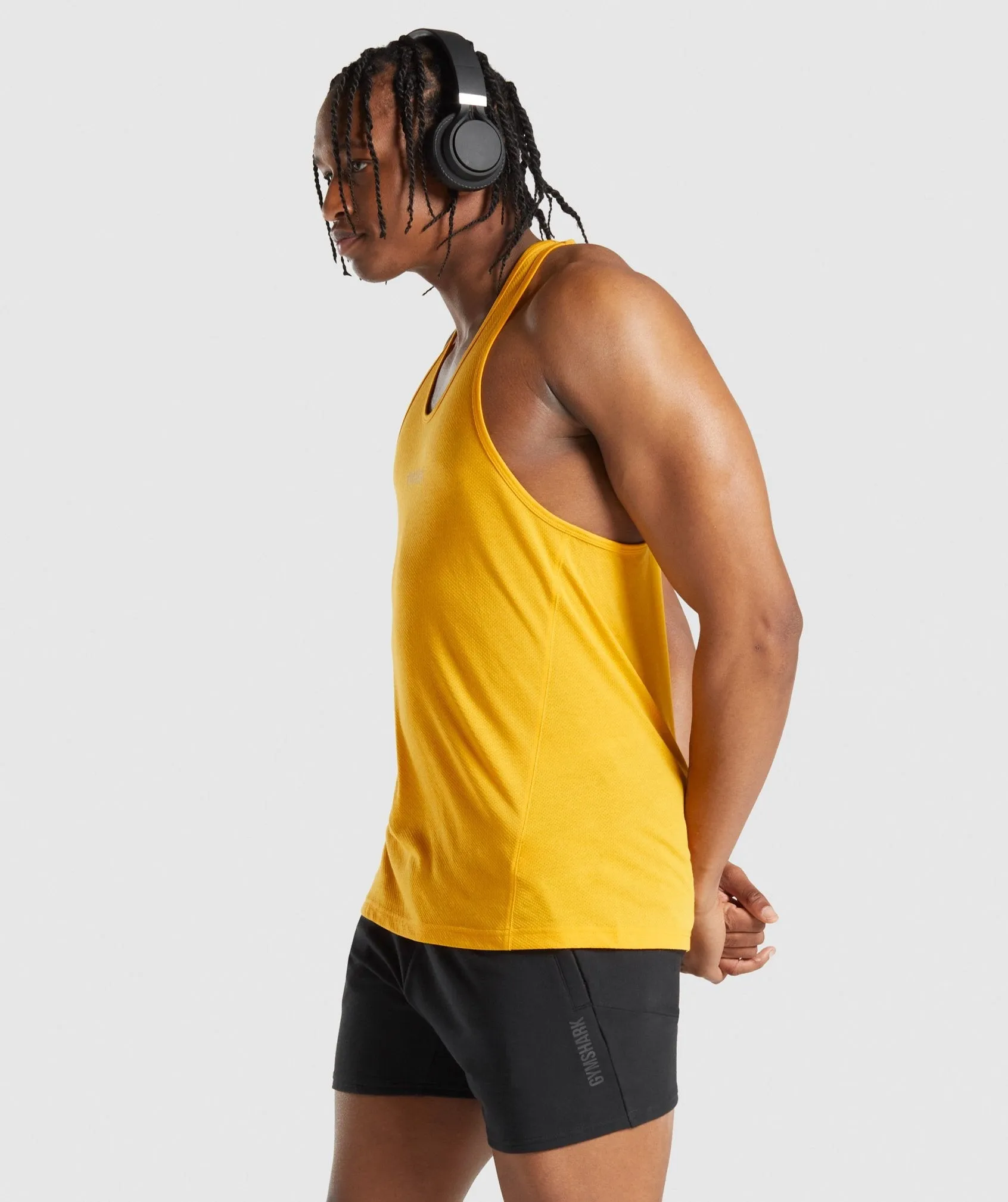 Gymshark Chalk Stringer - Yellow sold by Gymshark product image thumbnail 3