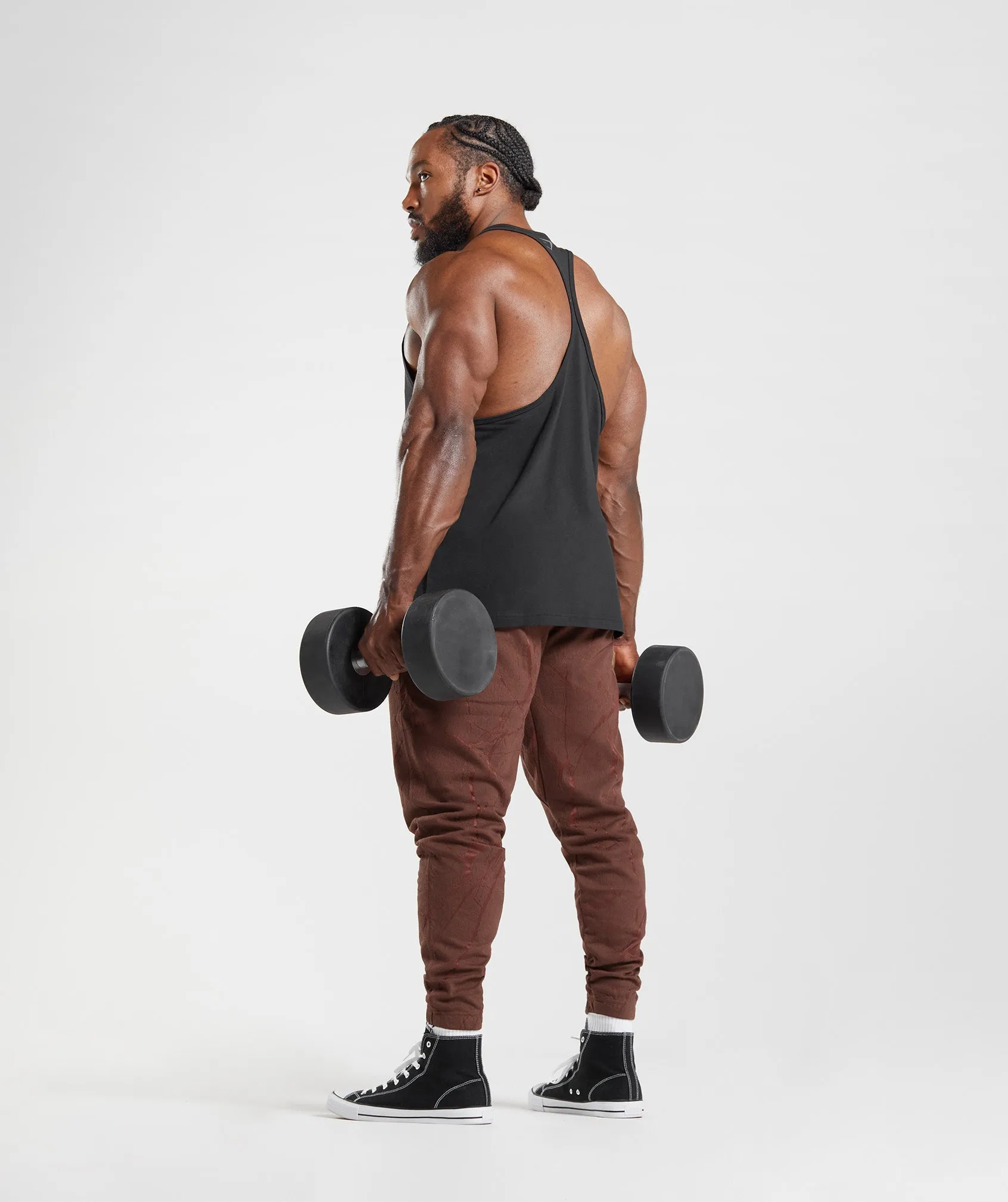 Gymshark Power Joggers - Cherry Brown Print sold by Gymshark product image thumbnail 4