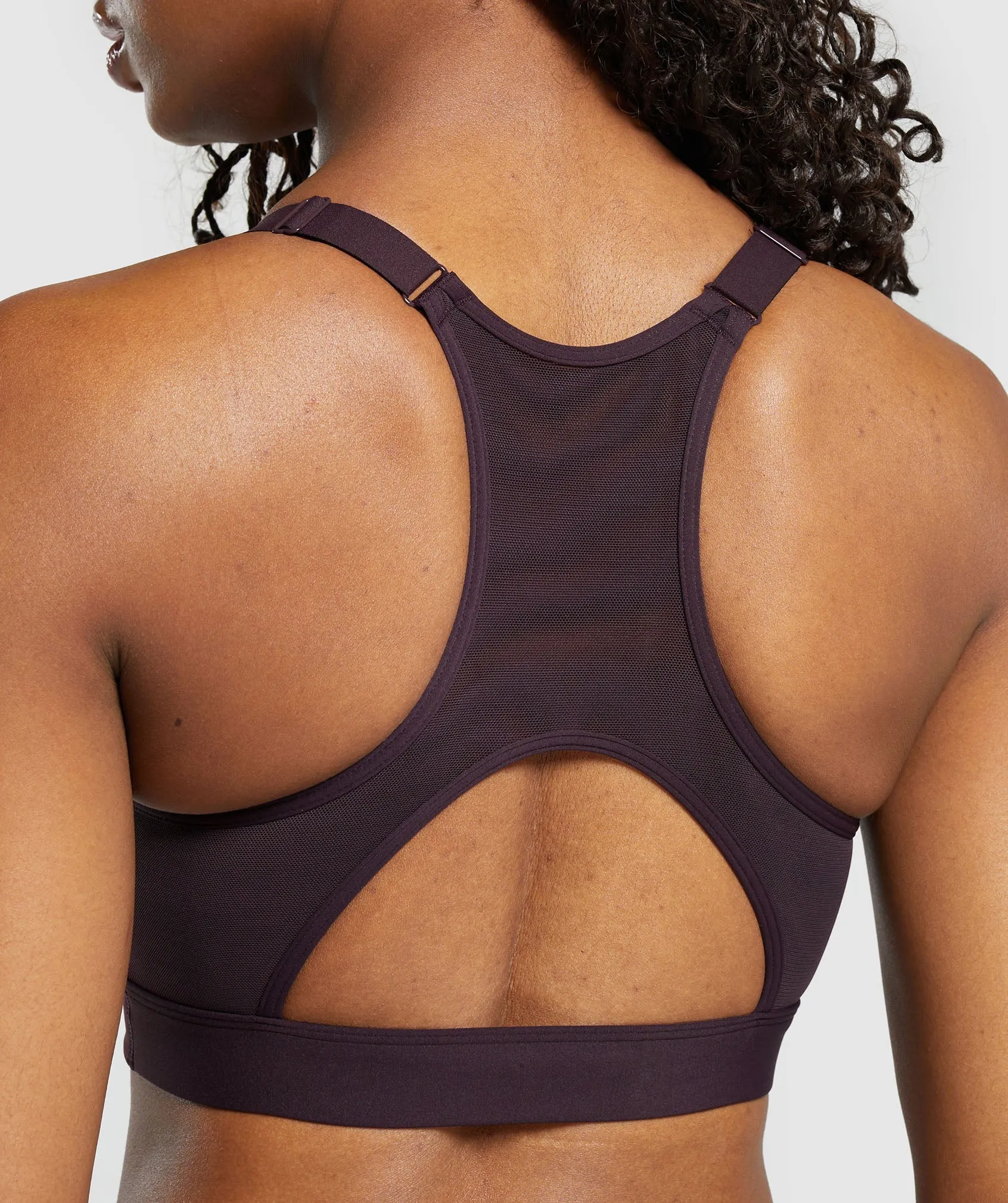 Gymshark Wrap Sports Bra - Plum Brown sold by Gymshark product image thumbnail 5