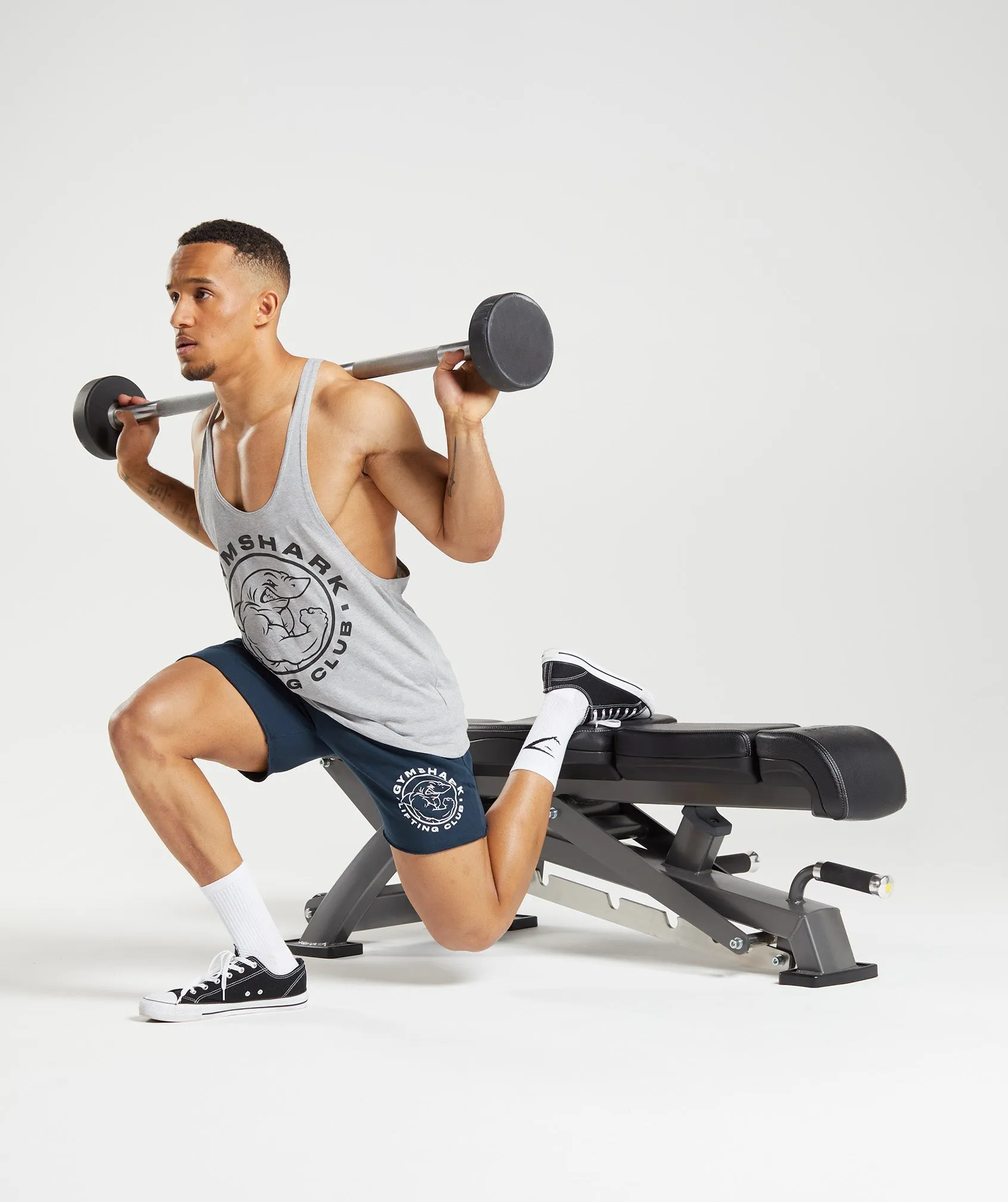 Gymshark Legacy Shorts - Navy sold by Gymshark product image thumbnail 4