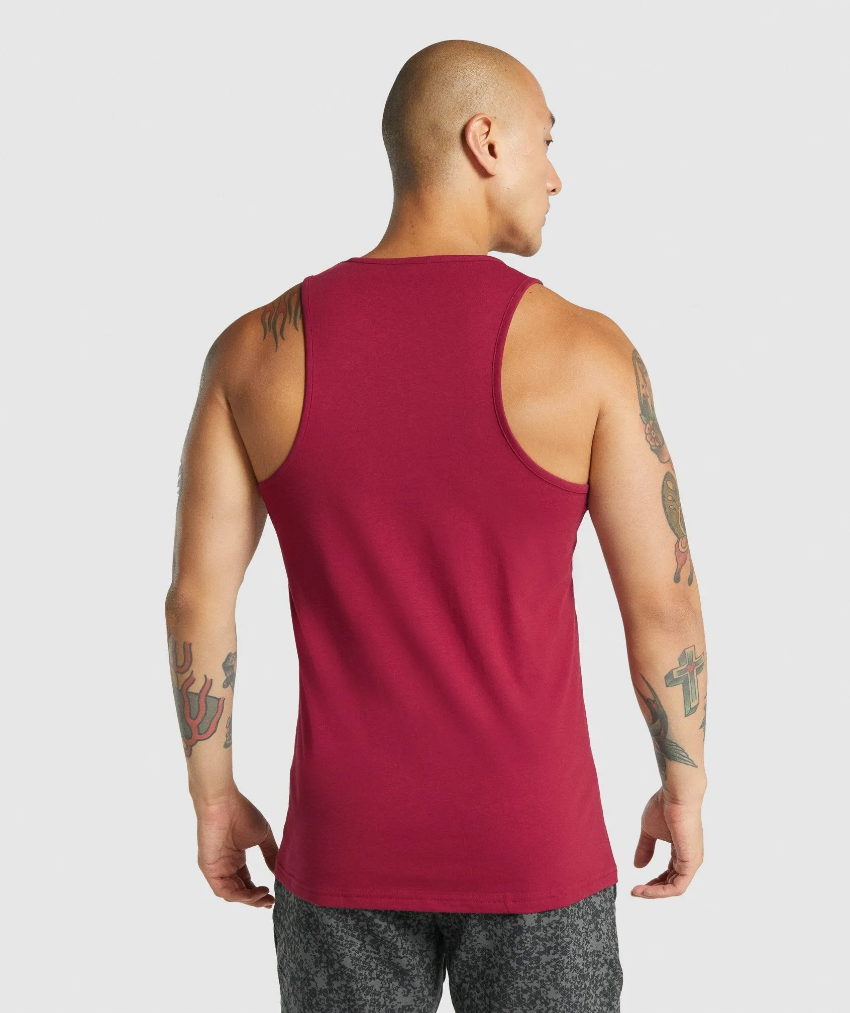 Gymshark Critical 2.0 Tank - Burgundy sold by Gymshark product image thumbnail 2