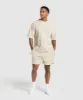 Gymshark Towelling 7" Shorts - Pebble Grey sold by Gymshark